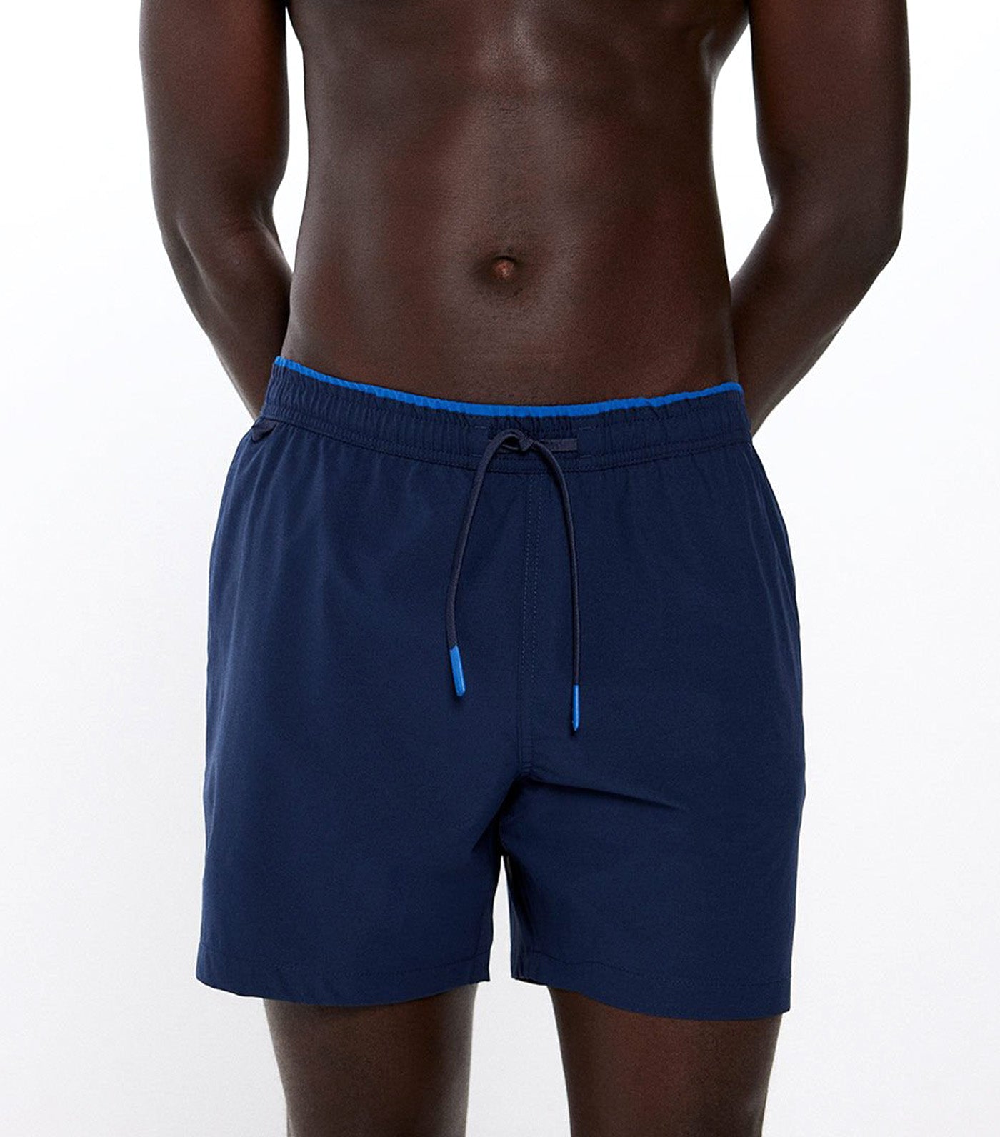 Plain Swim Shorts Dark Blue