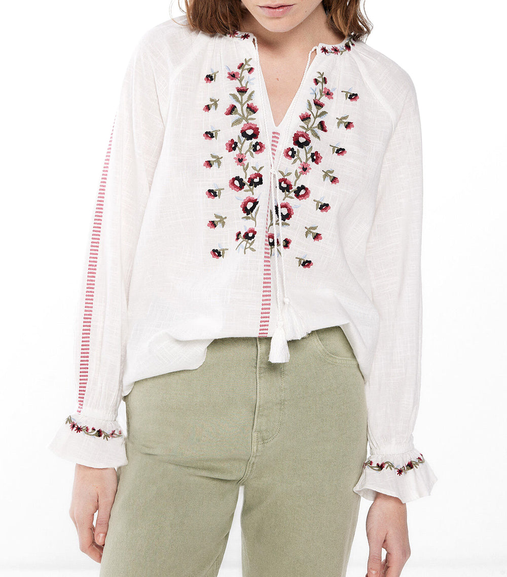 Springfield Boho Collection Springfield Boho Floral Embroidery Blouse | Rustan's