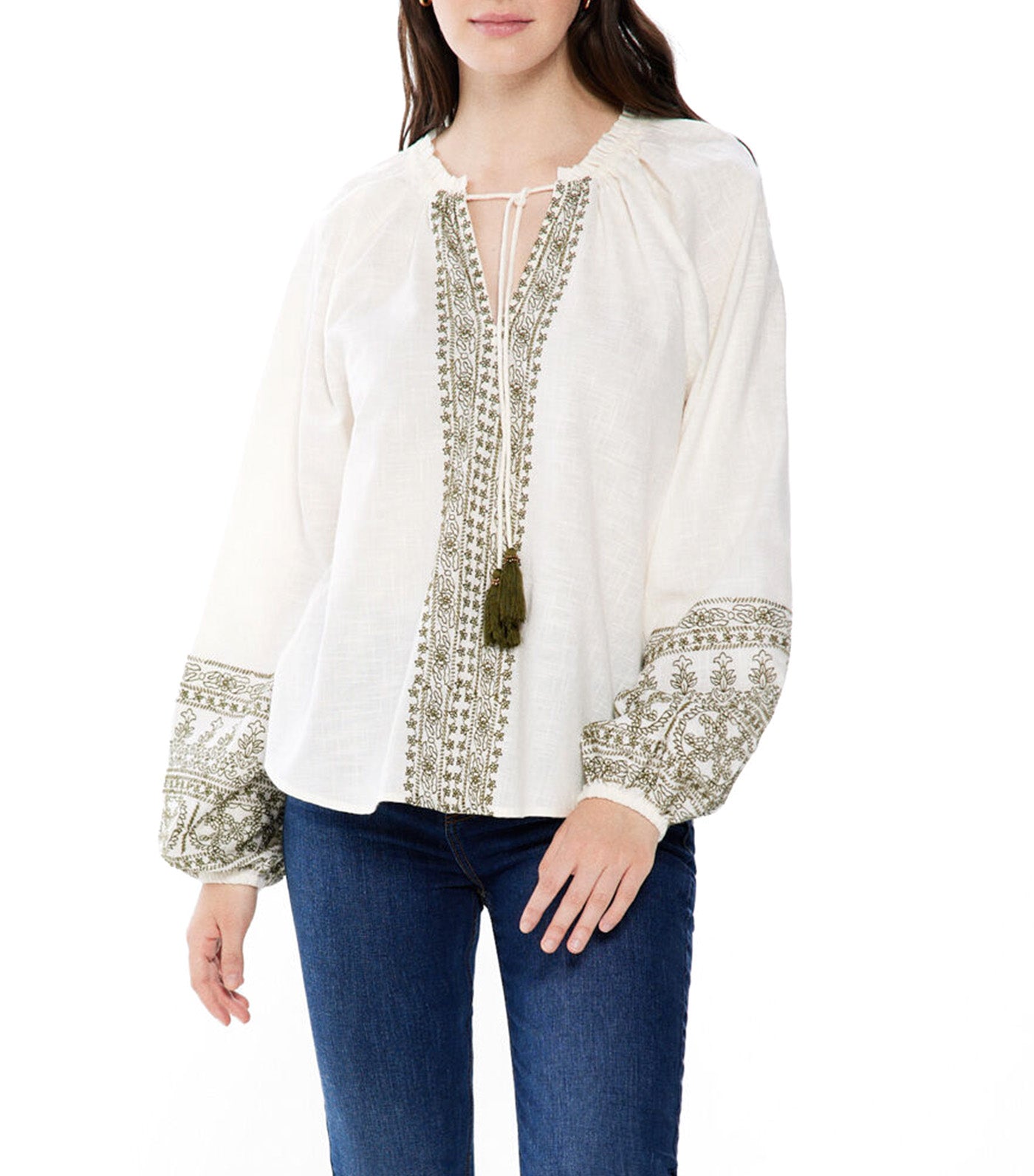 Ethnic Embroidery Blouse