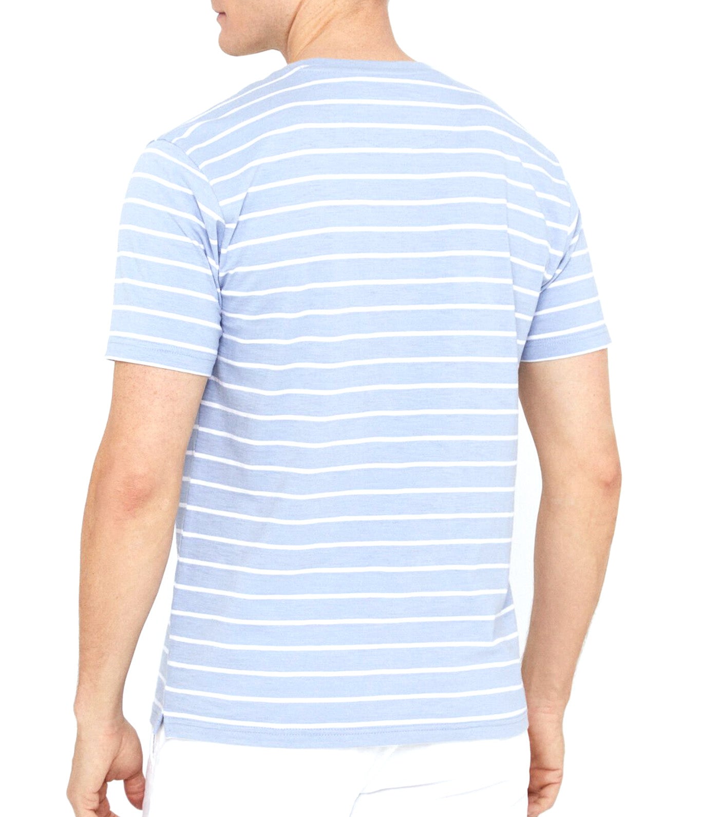 Striped T-Shirt Medium Blue