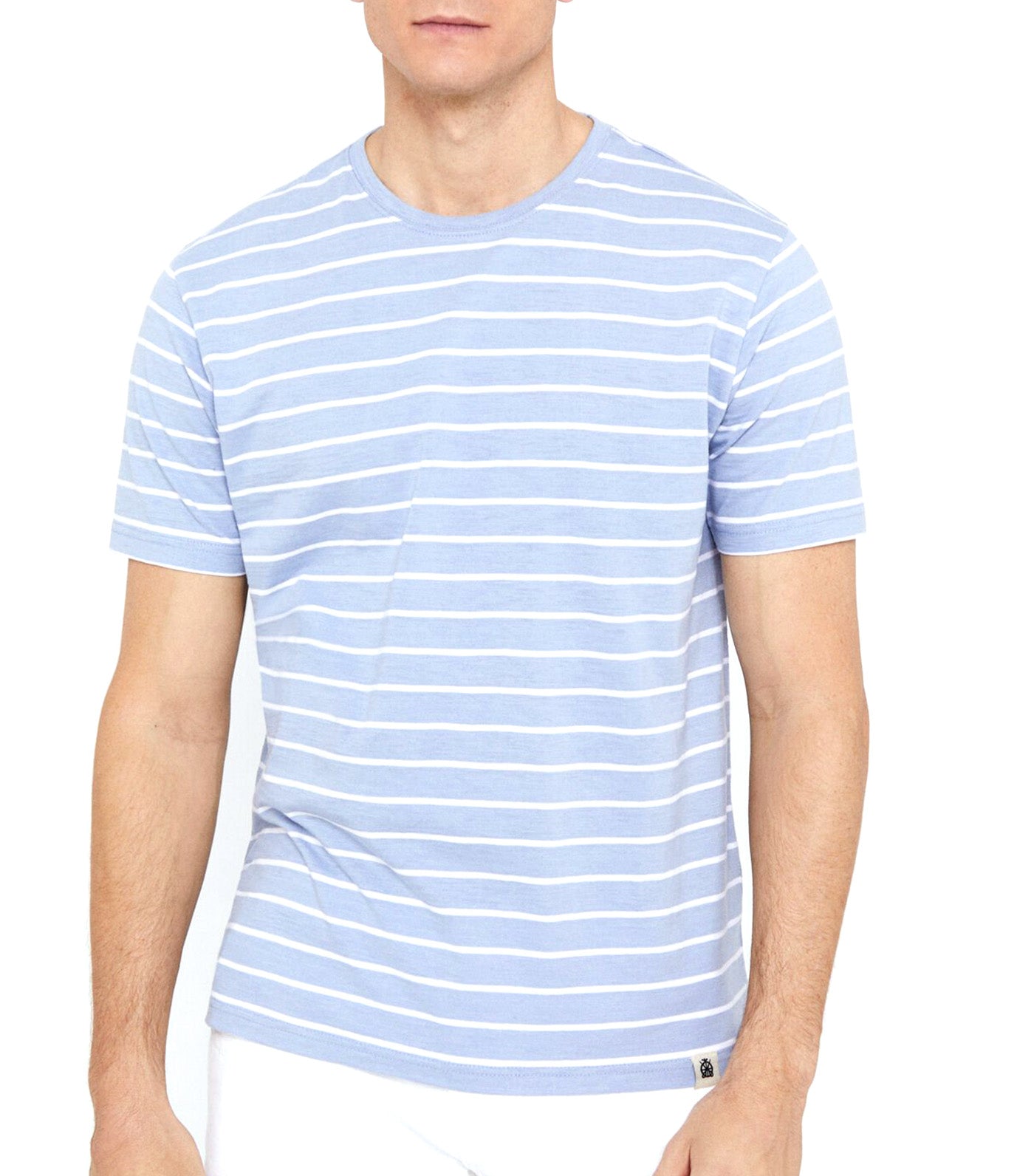 Striped T-Shirt Medium Blue