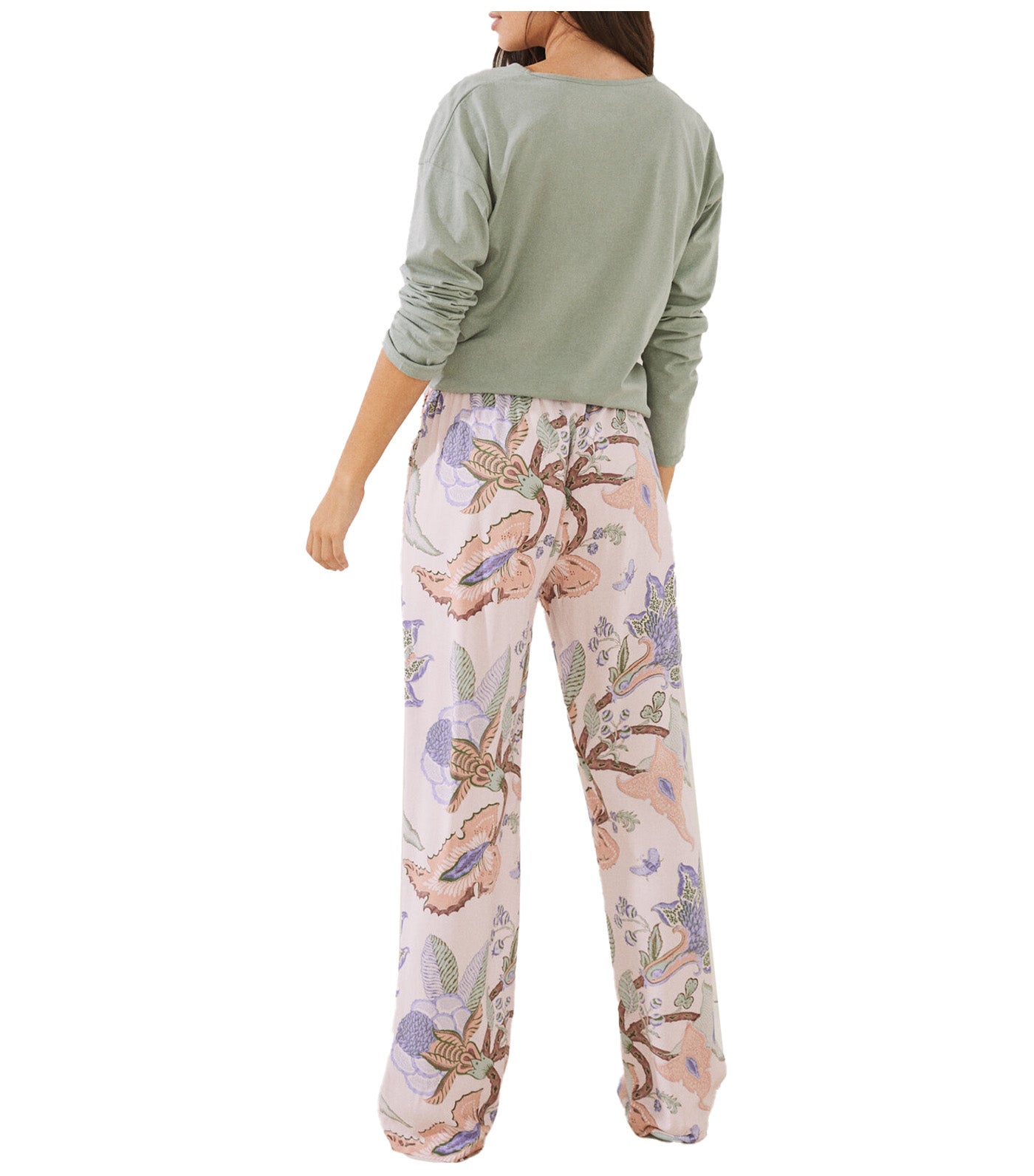 Printed Trousers Pink