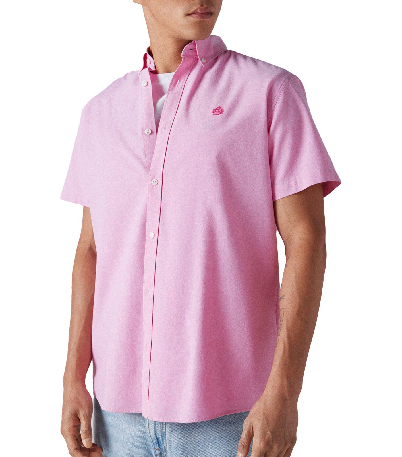 Short-Sleeved Shirt Pink