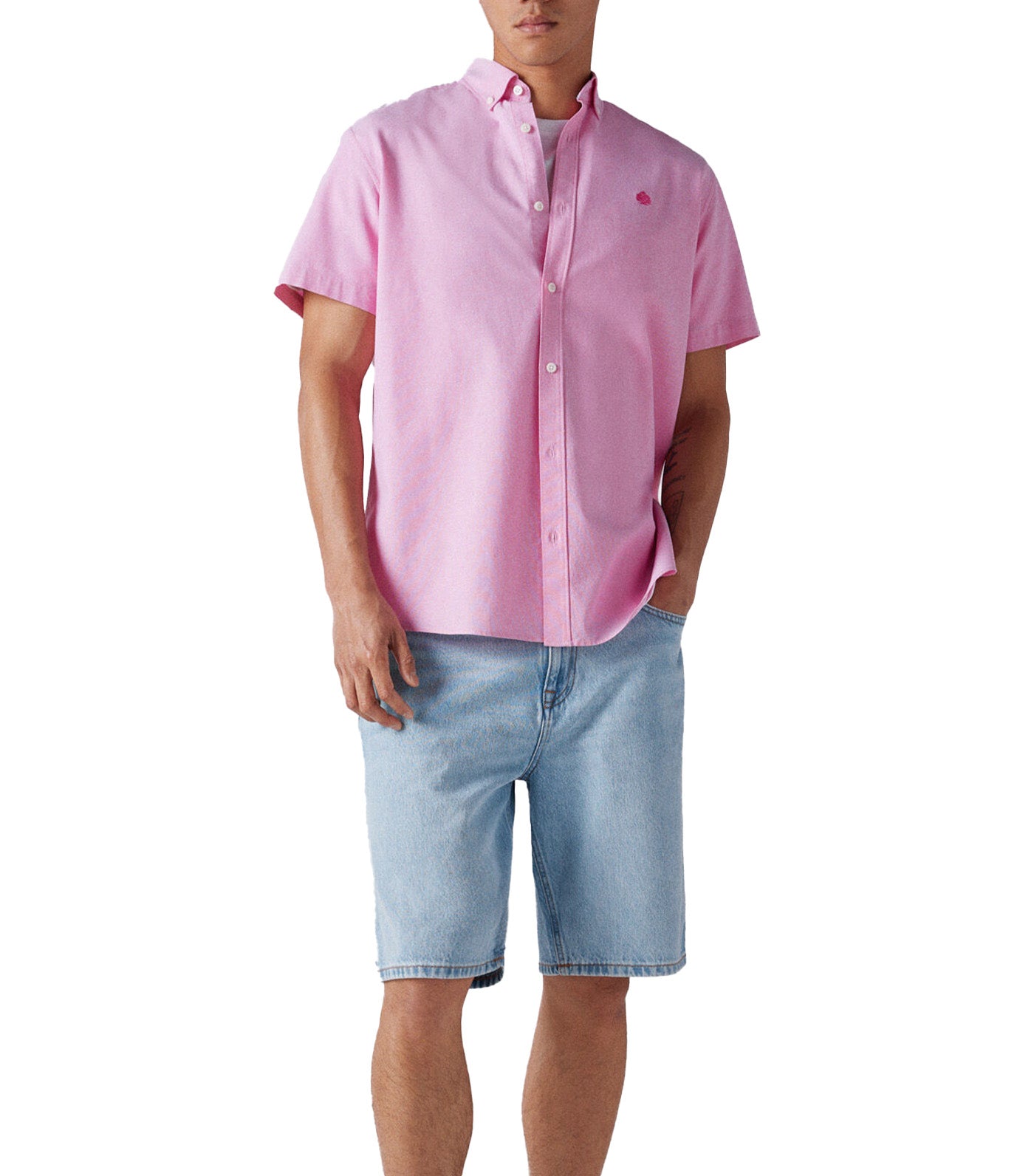 Short-Sleeved Shirt Pink