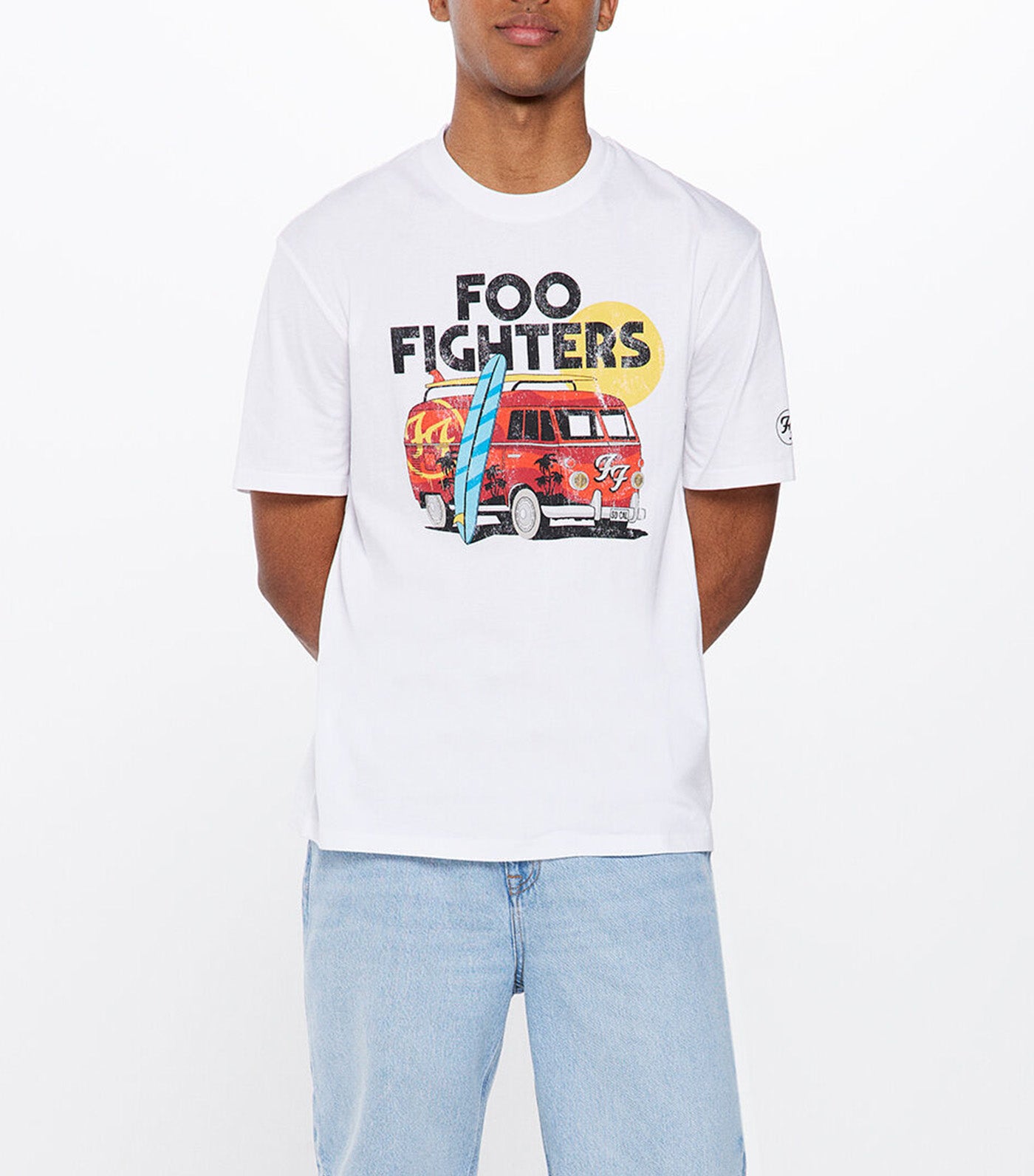 Foofighters Surf Van T-Shirt White