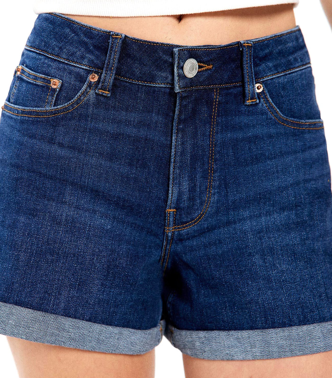 Basic Denim Shorts Blue
