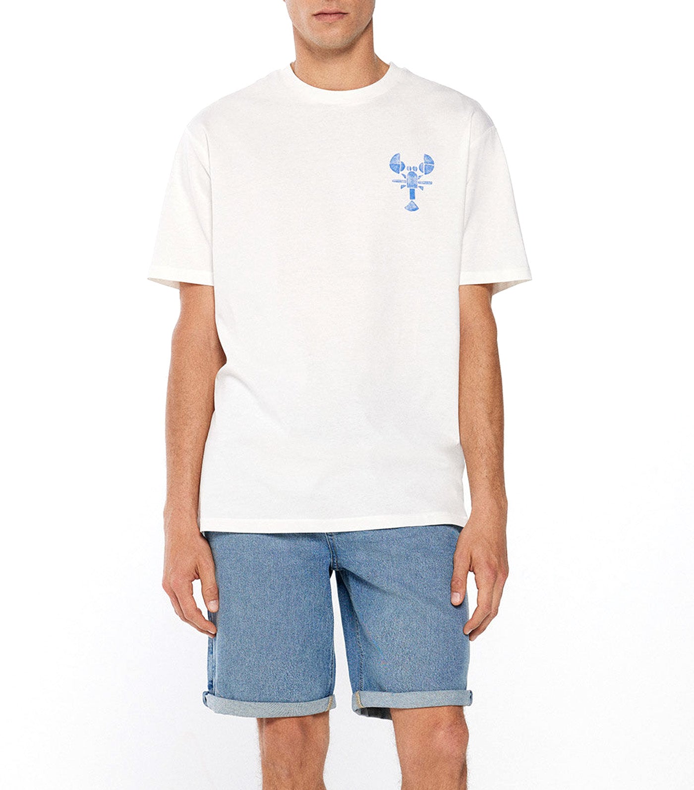 Watercolor Lobster T-Shirt
 White