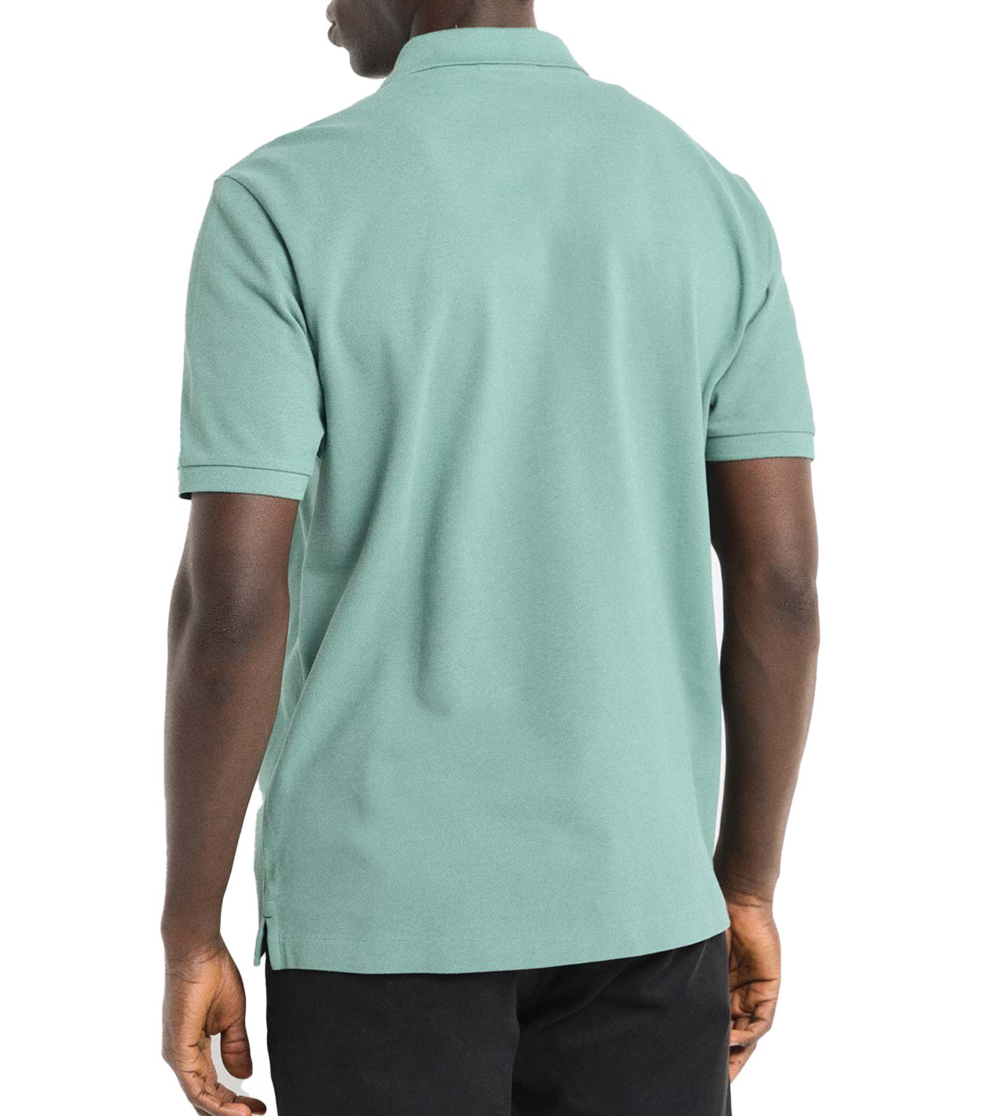 Regular Fit Basic Piqué Polo Green