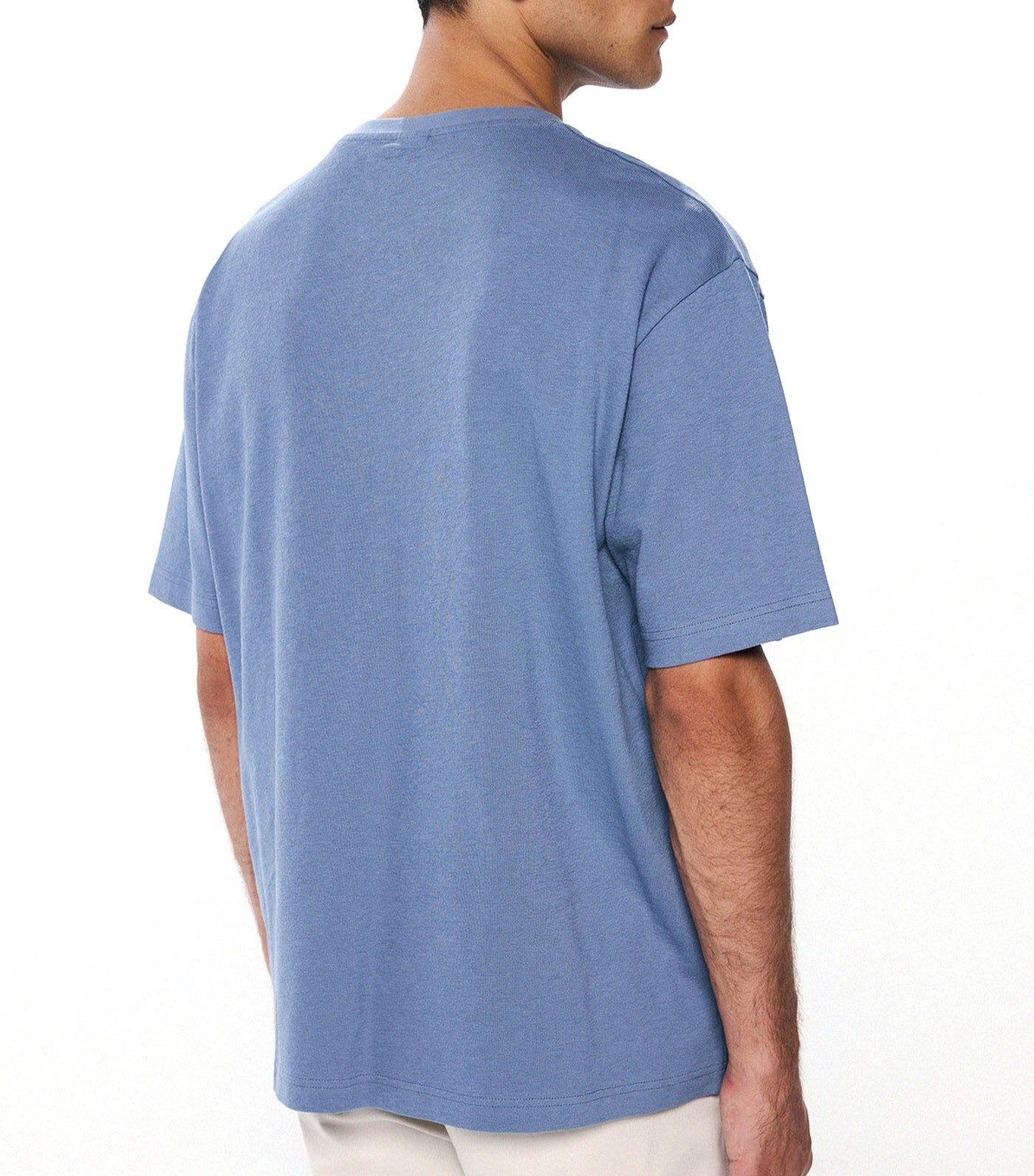 Textured T-Shirt Blue