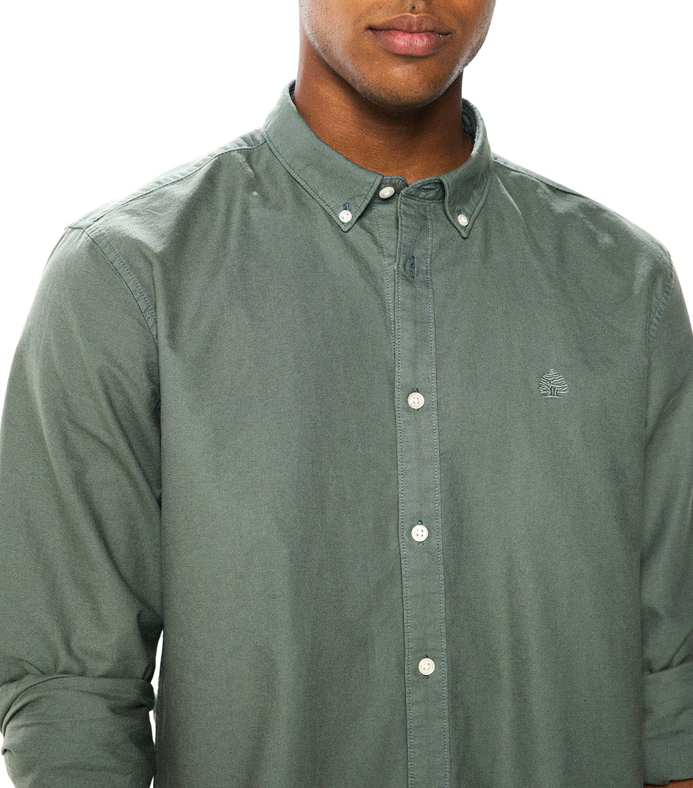 Garment Dye Oxford Shirt
 Green