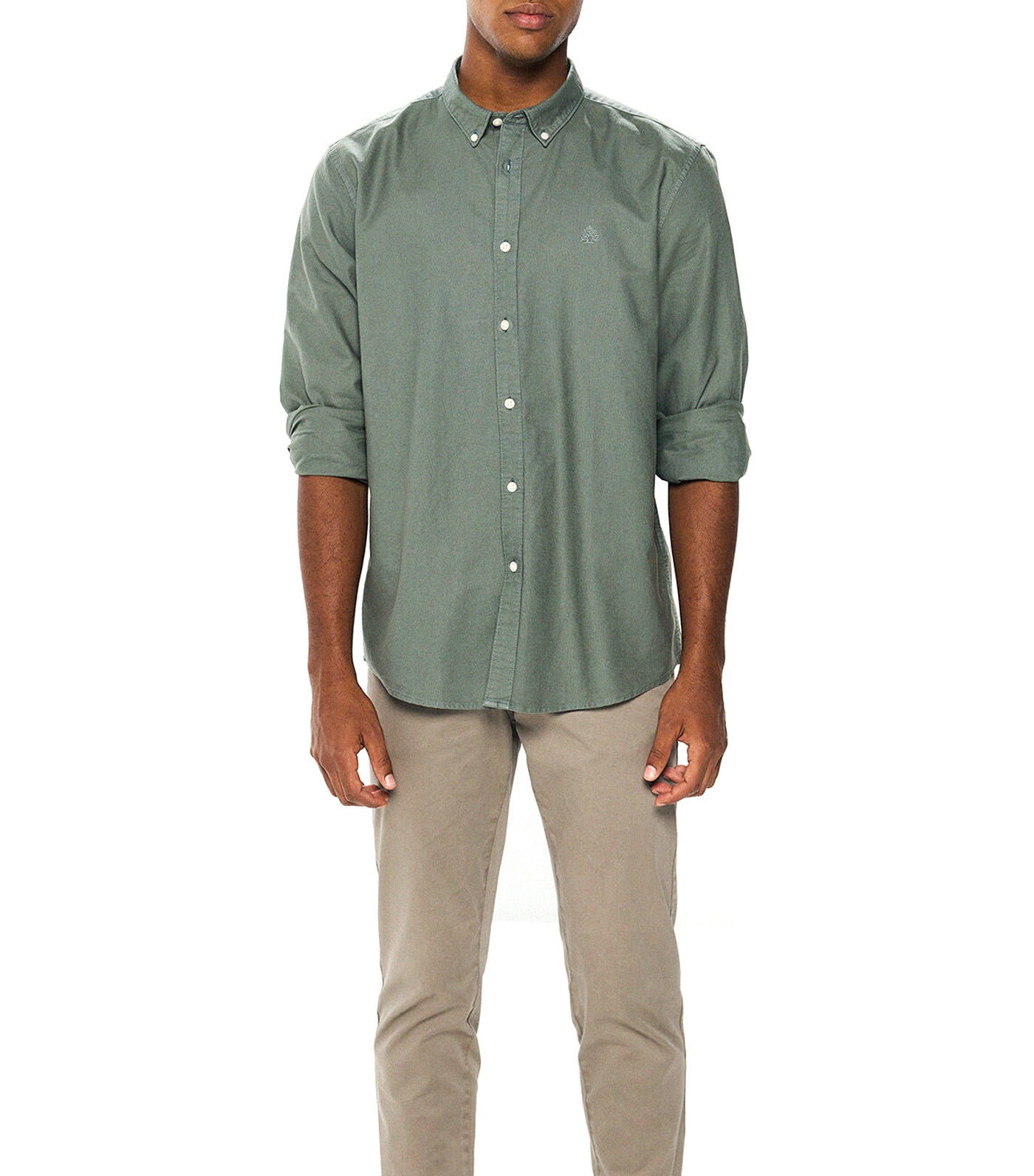 Garment Dye Oxford Shirt
 Green