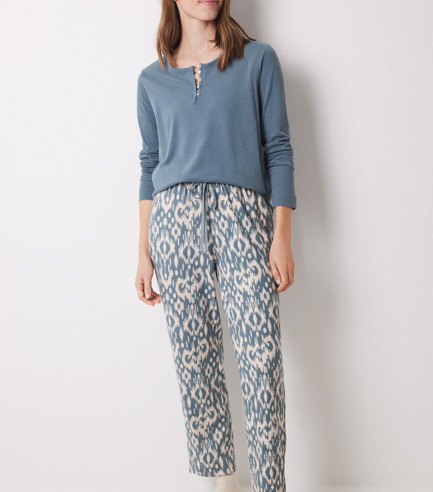 Super Soft Carrot Pants Blue