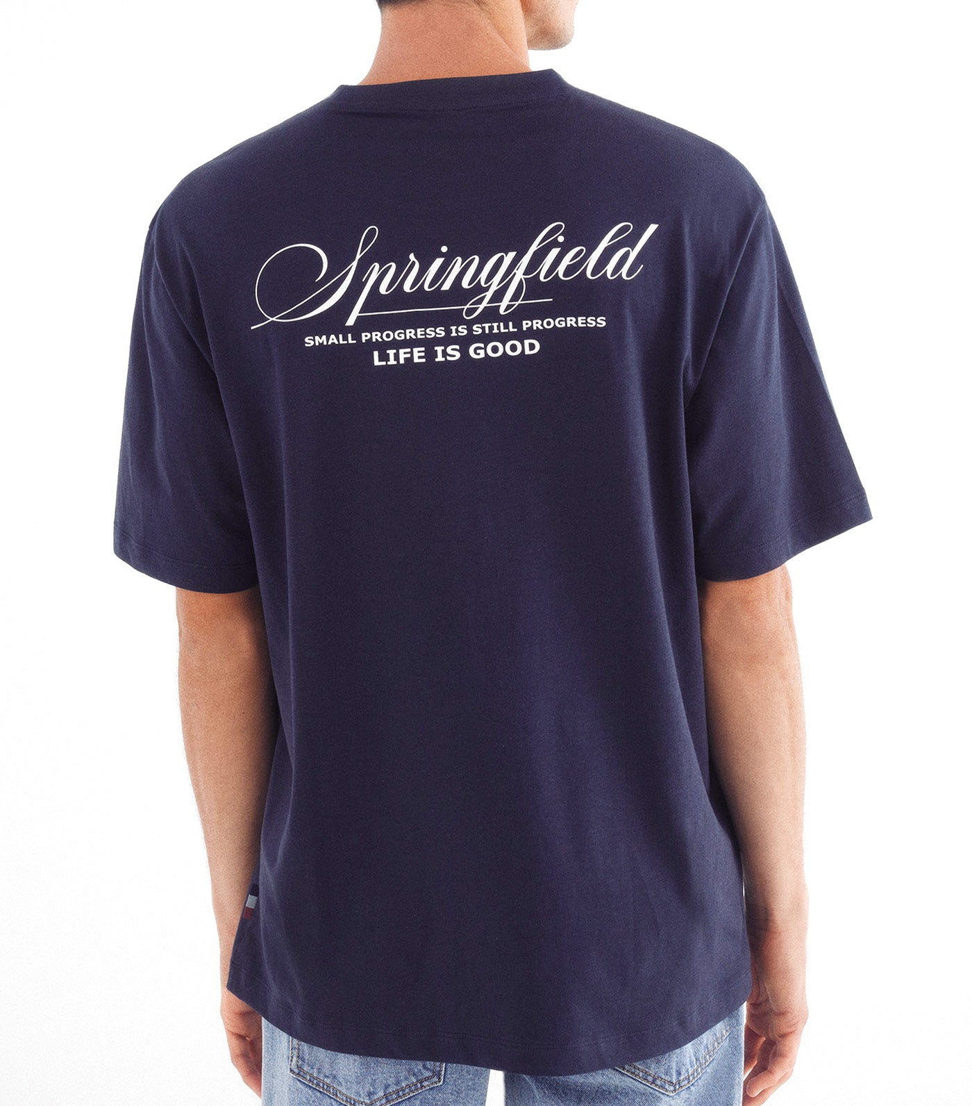 Playera Springfield Life is Good Dark Blue