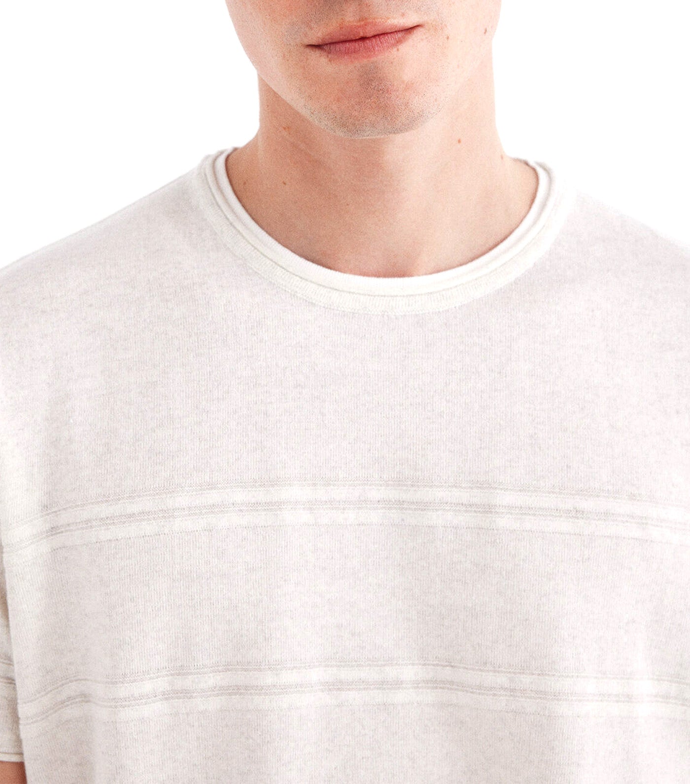Short-Sleeved Textured Jumper