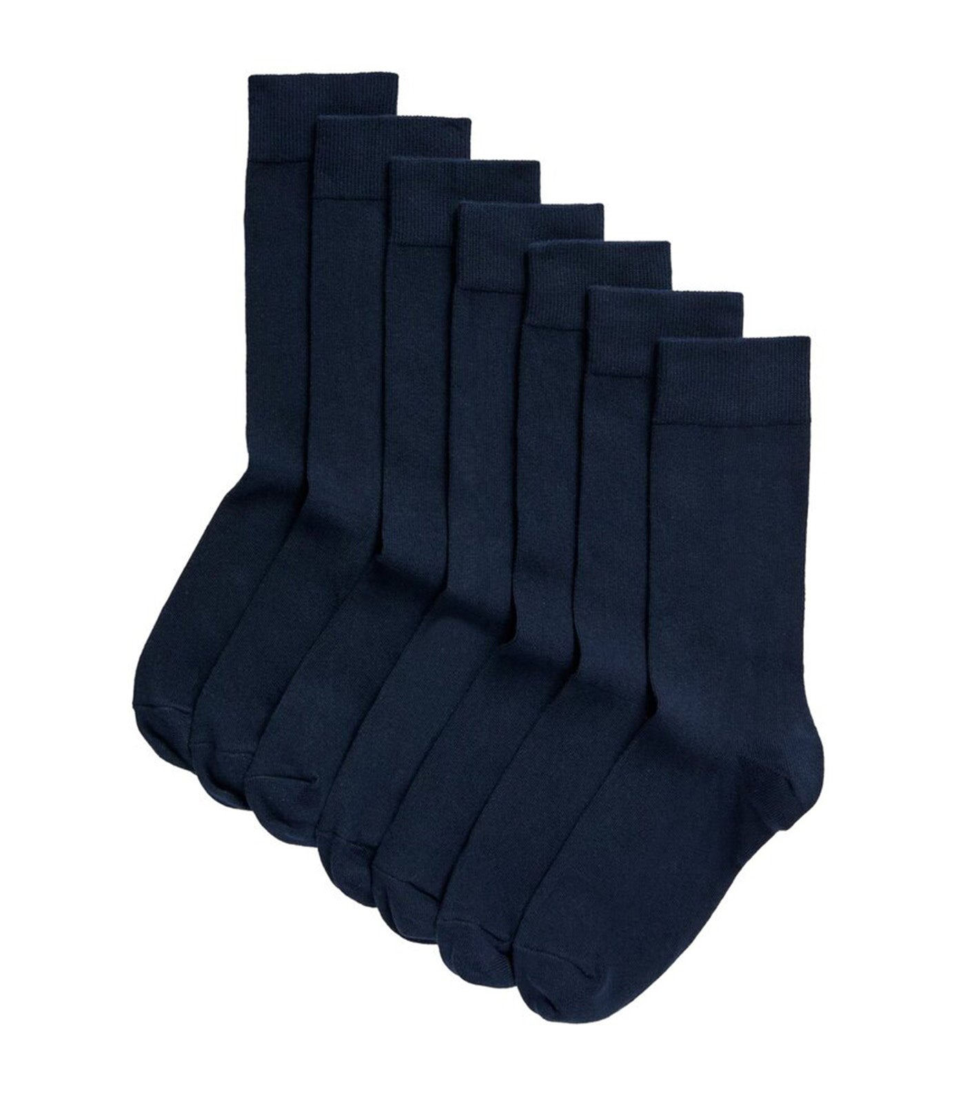 7 Pack Cool & Fresh™ Cotton Rich Socks Navy