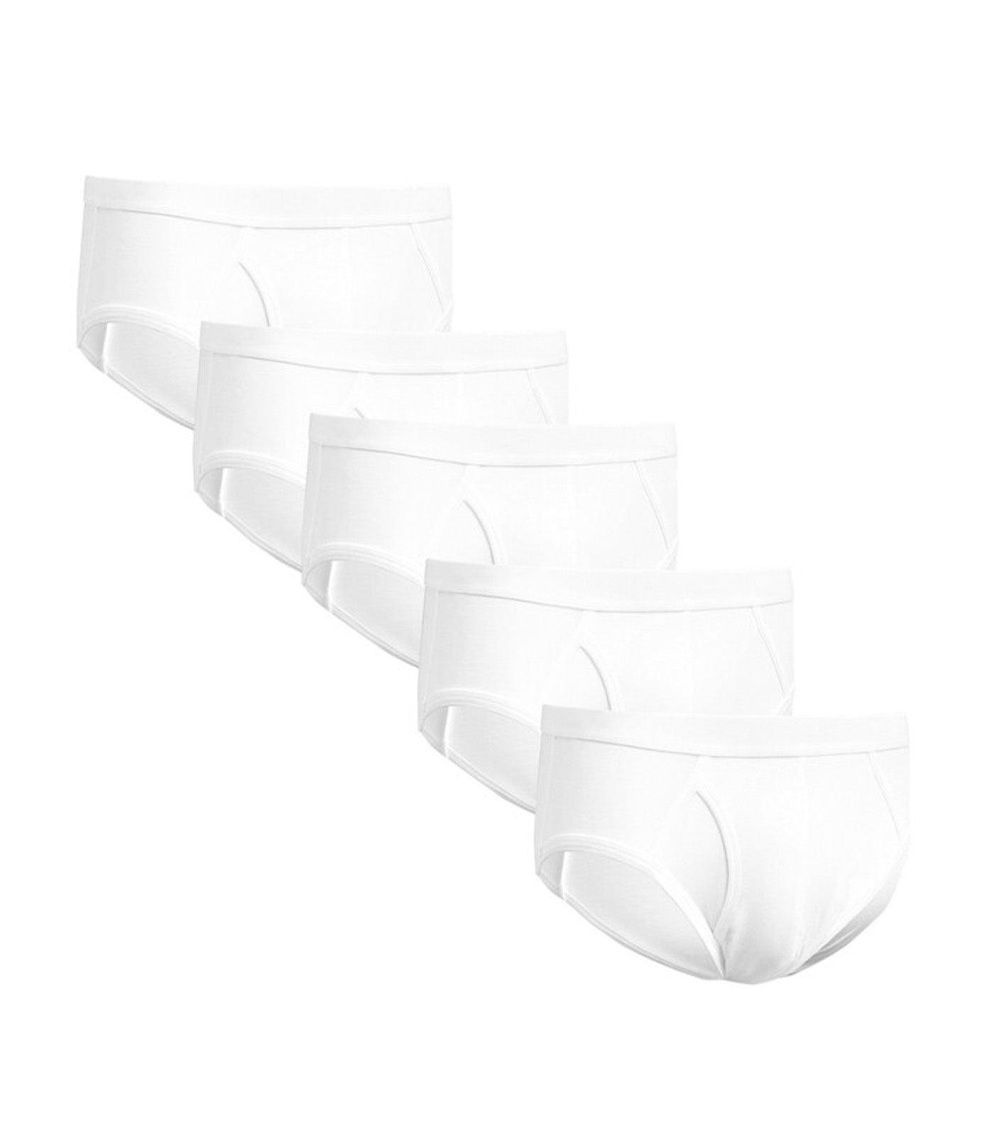 5 Pack Cotton Stretch Cool & Fresh™ Briefs White