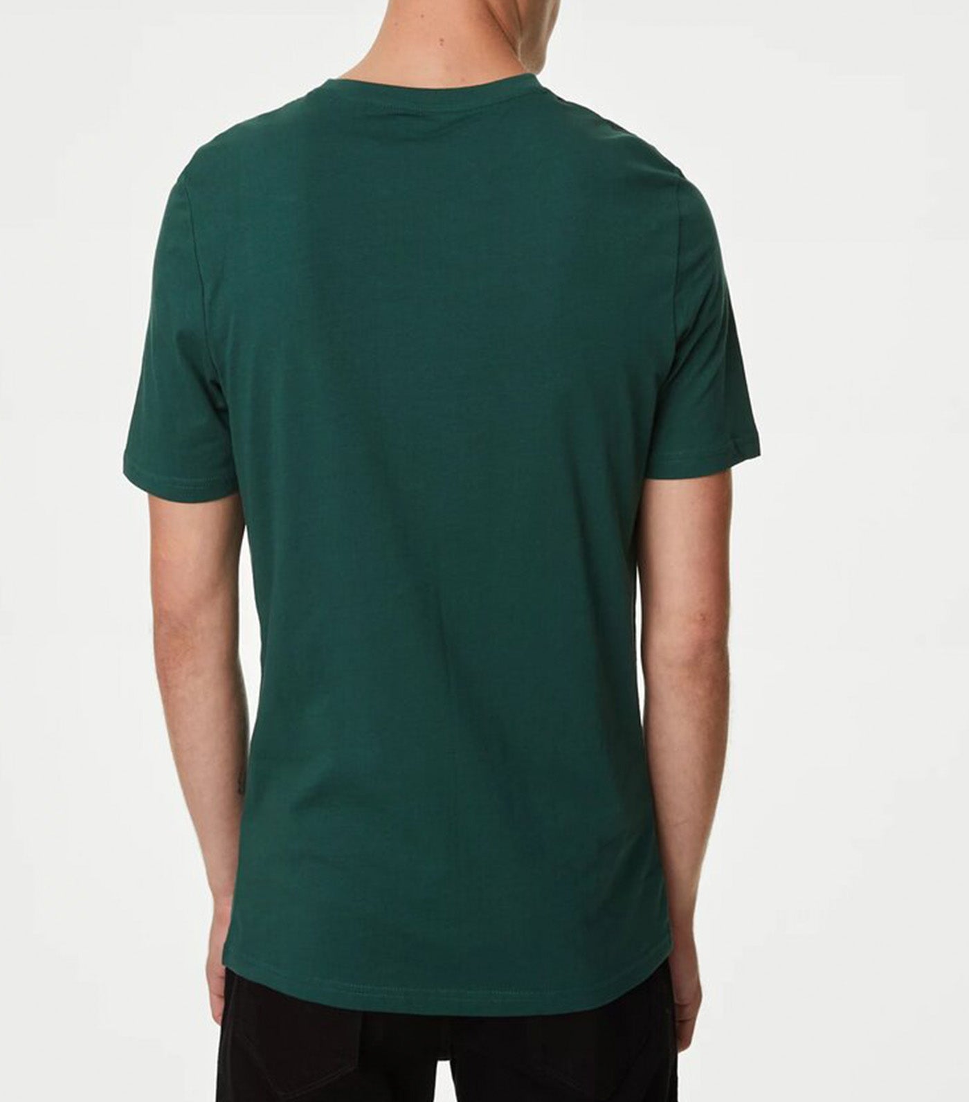 3 Pack Pure Cotton Crewneck T-Shirts Green Mix