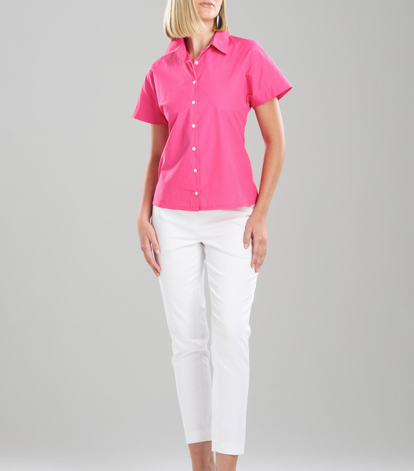 Techno Poplin Shirt Pink