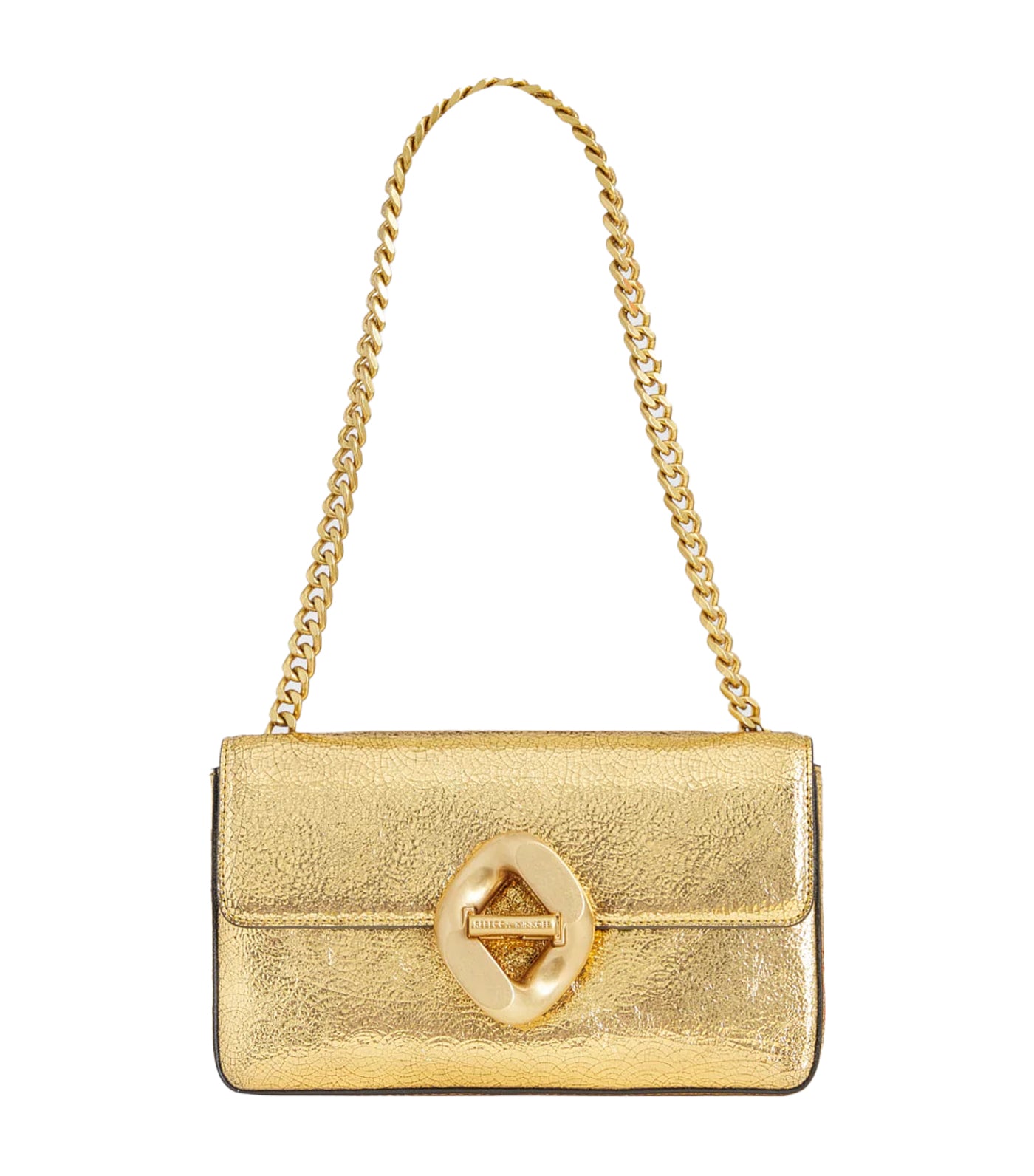 The "G" Small Chain Shoulder Bag Gold