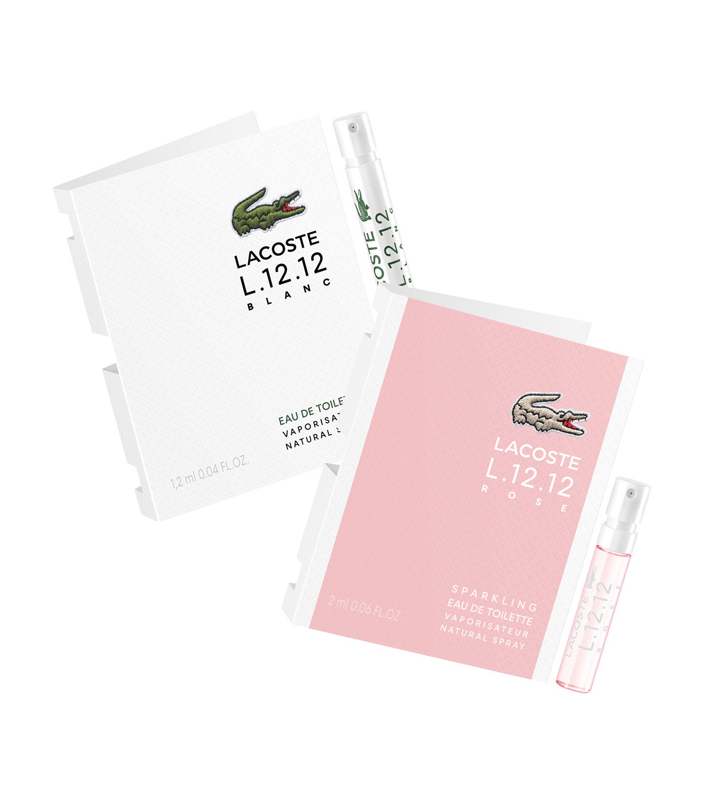 Complimentary L.12.12 Bundle: Blanc Eau de Toilette and Rose Sparkling Eau de Toilette