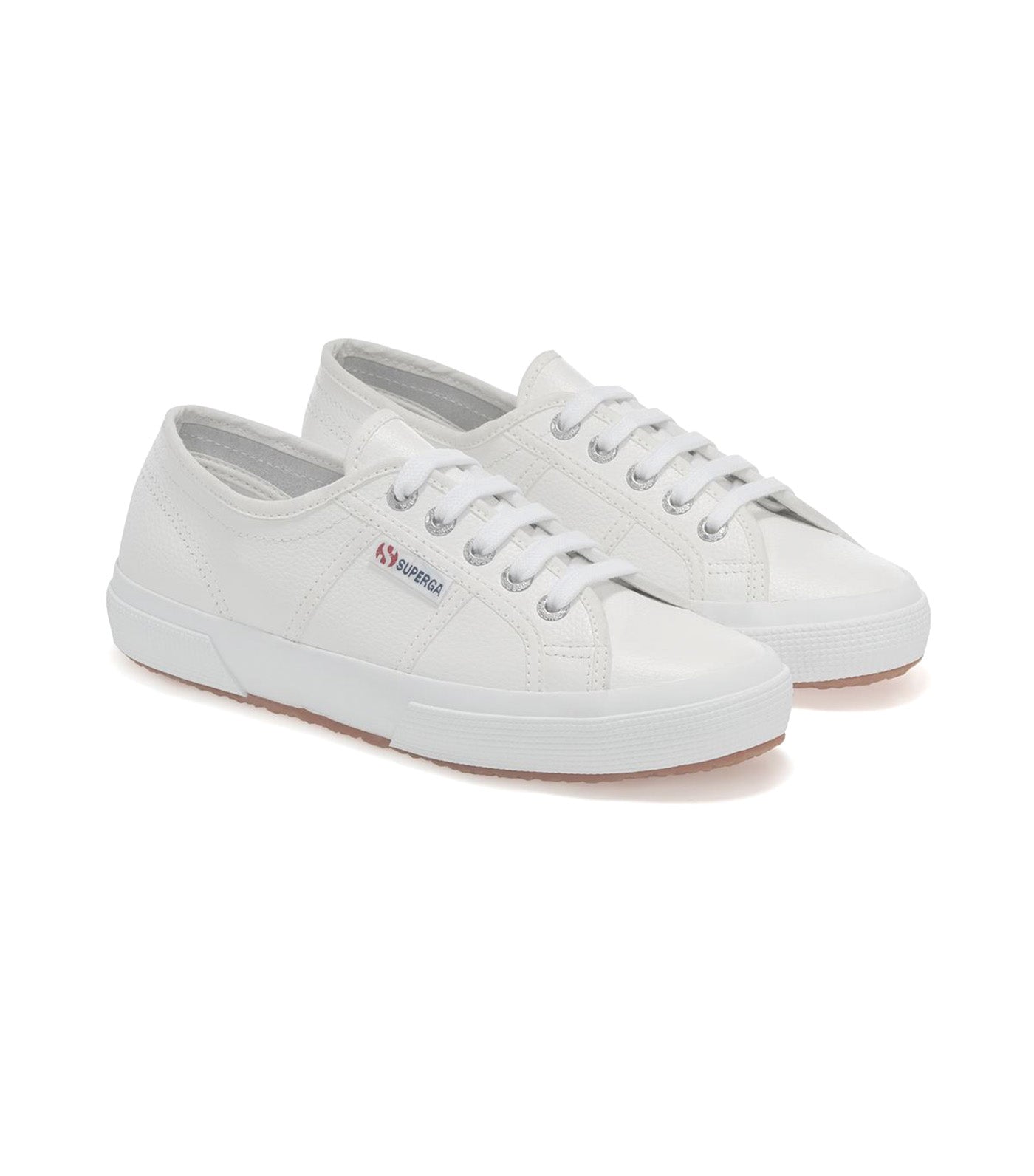 Superga 2750 Tumbled Leather White