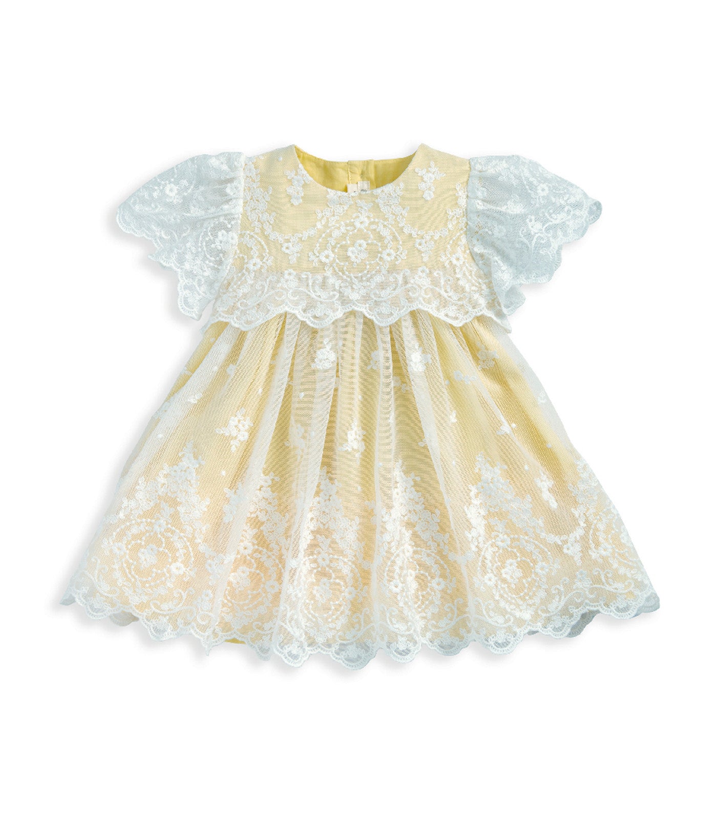 Lemon Lace Dress