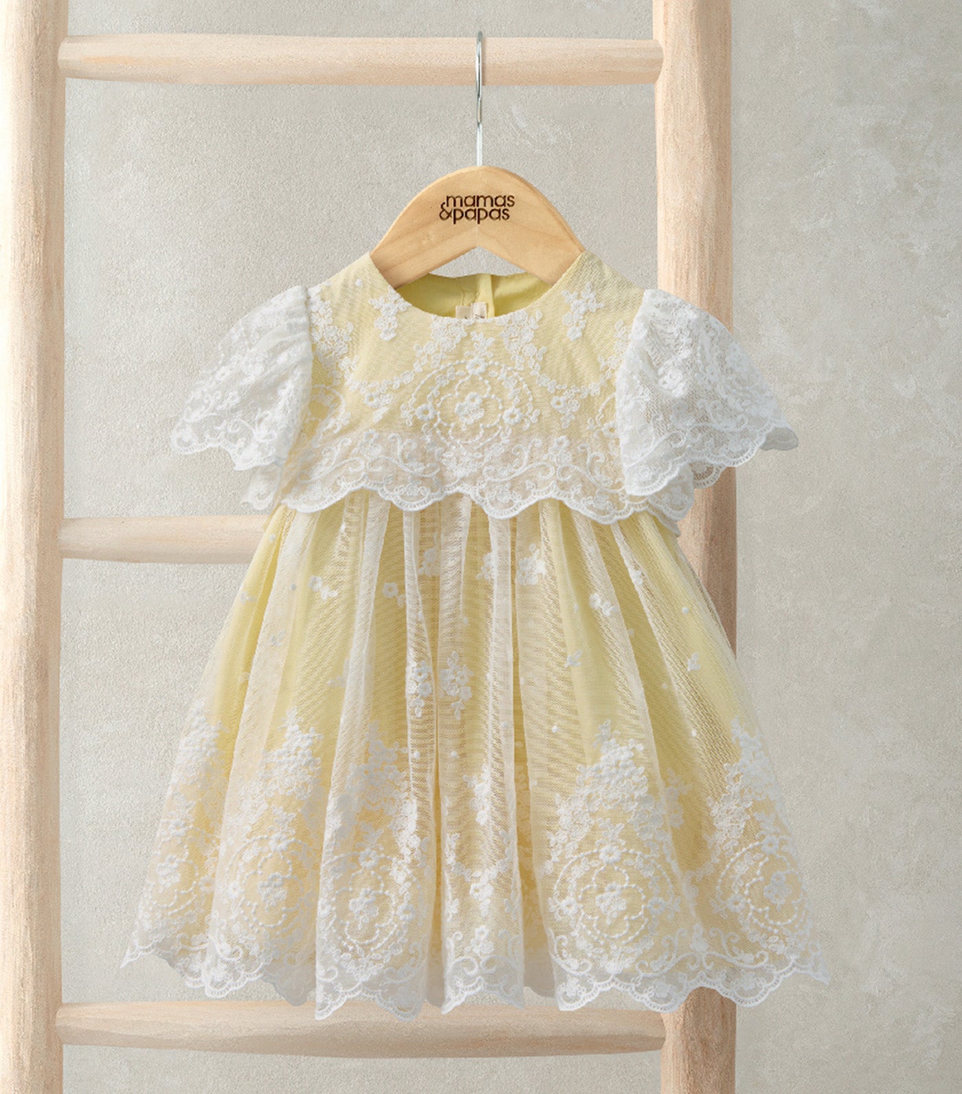 Lemon Lace Dress