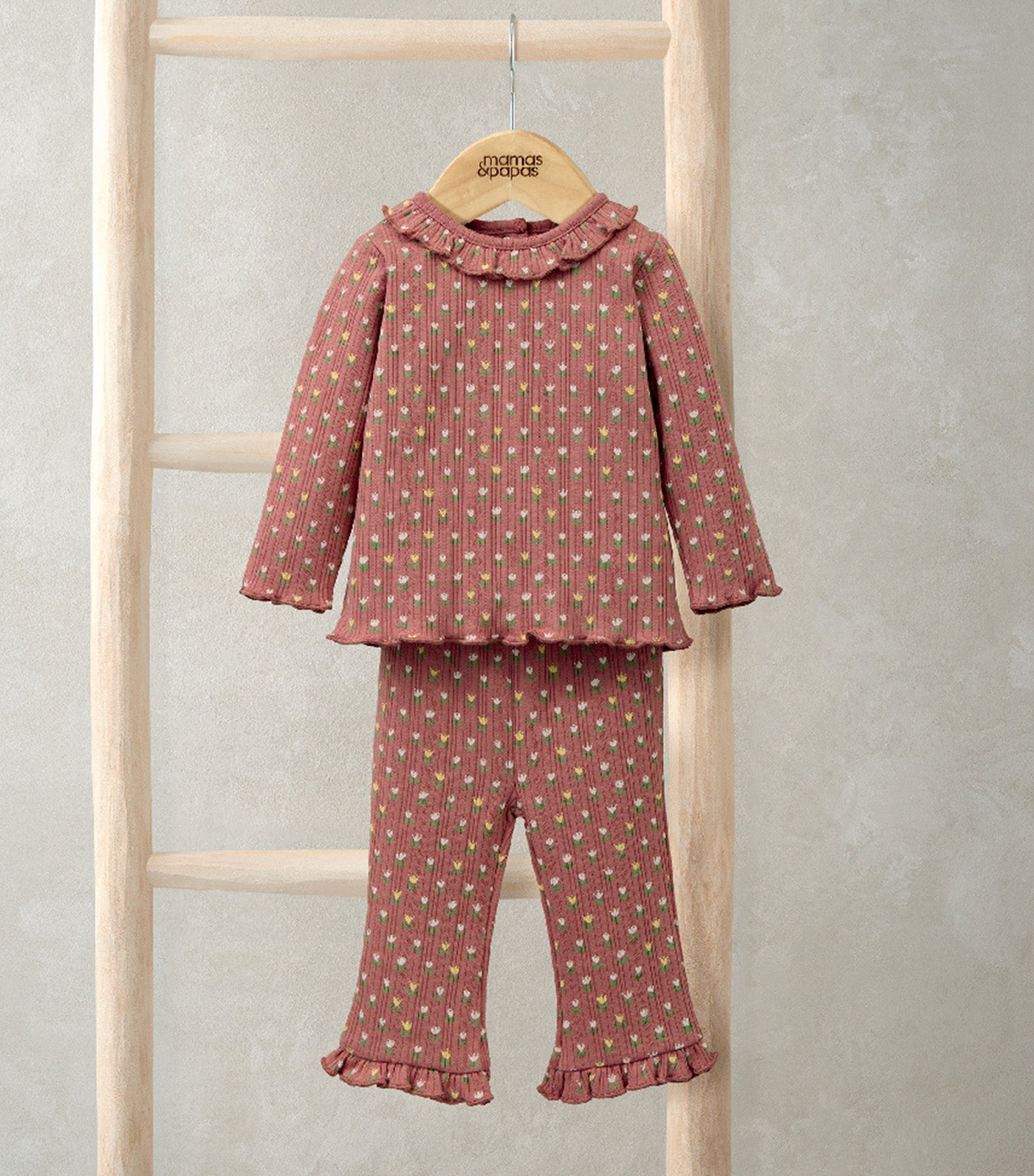 Set of 2 Flowerbed Jersey Floral Print