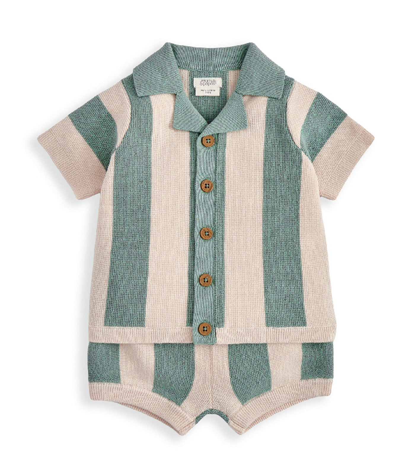 2-Piece Stripe Knit Resort