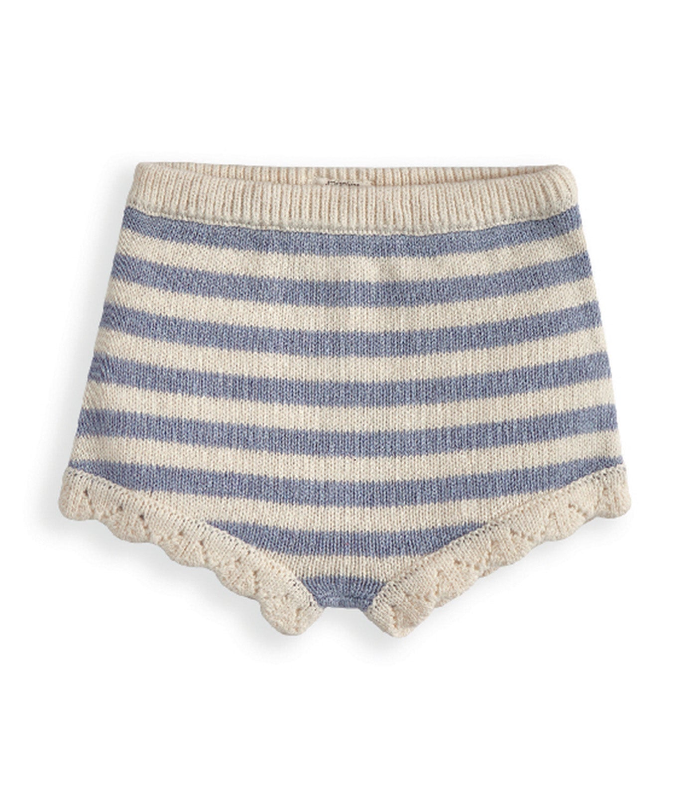 2pc Stripe Polo Set Blue
