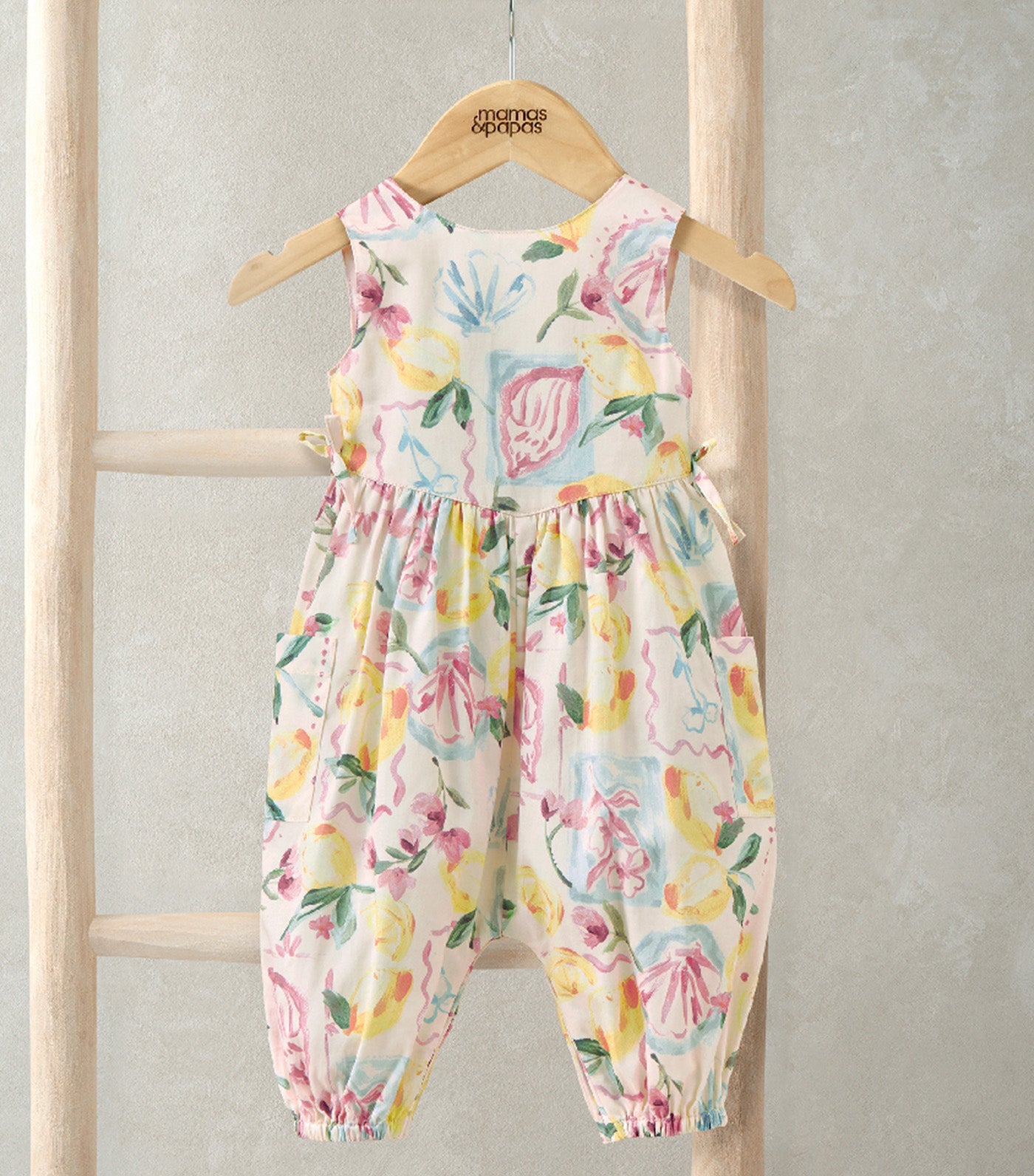 Romper Floral Lemon Print