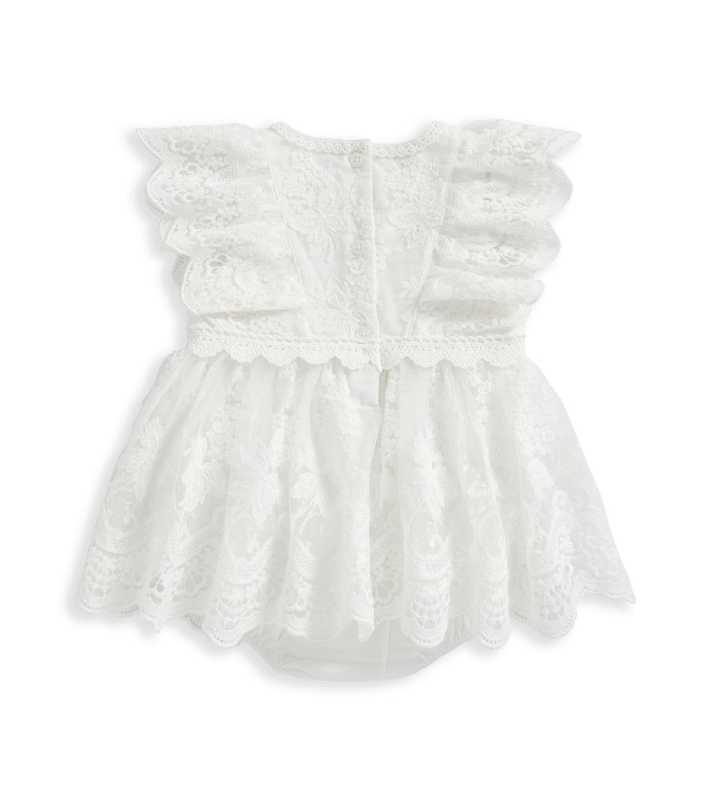 Lace Frill Romper