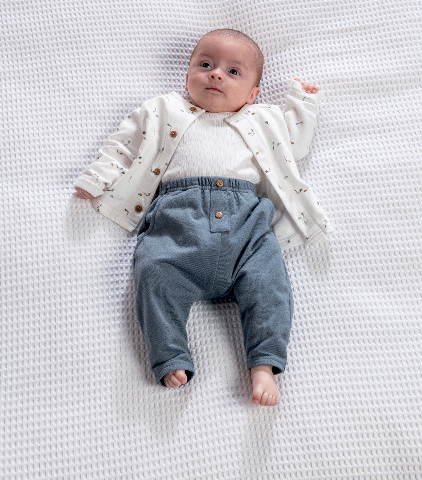 3-Piece Jacket Bodysuit & Leggings Set Kite Print