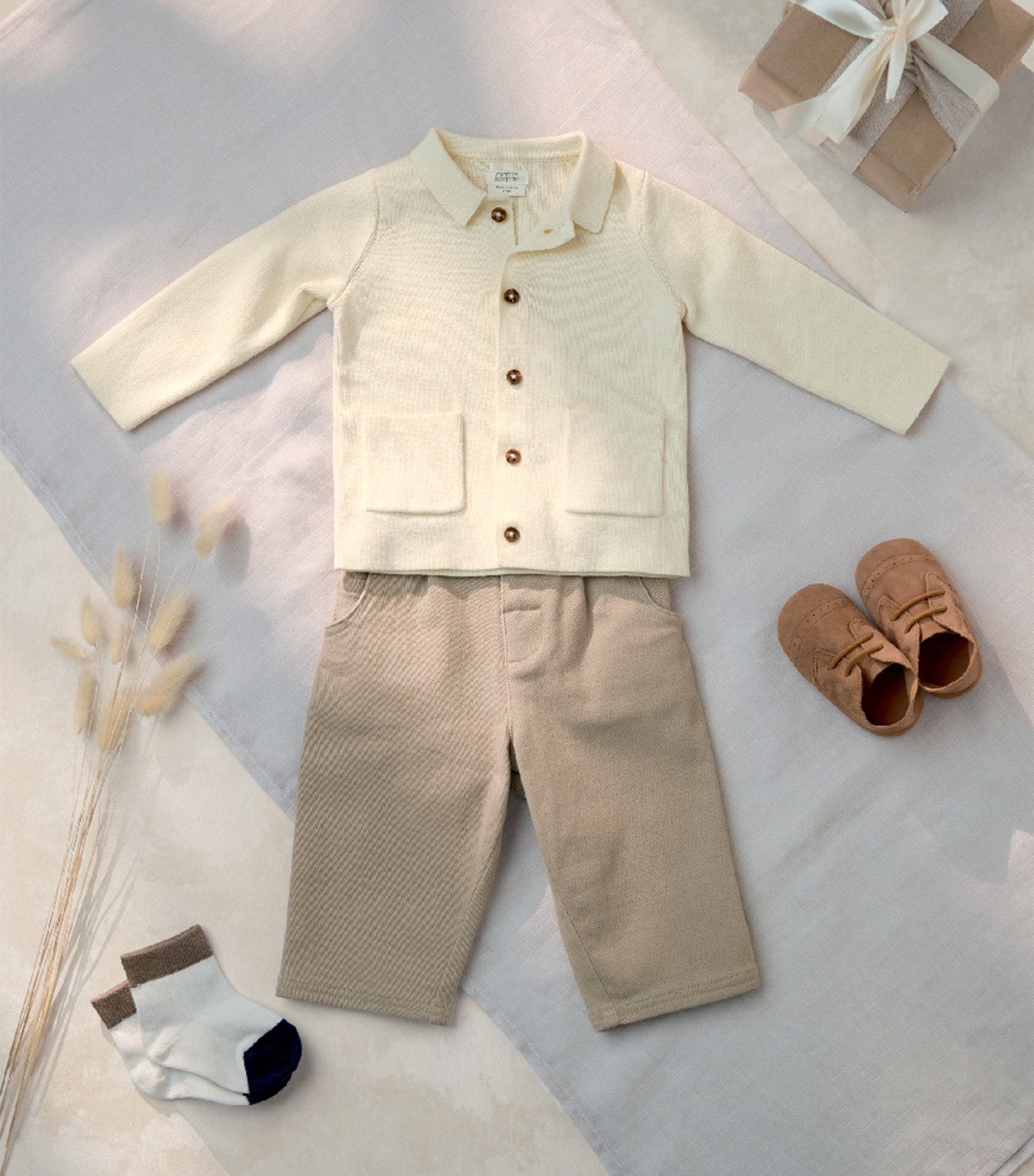 Mamas & Papas Smart Trousers Sand