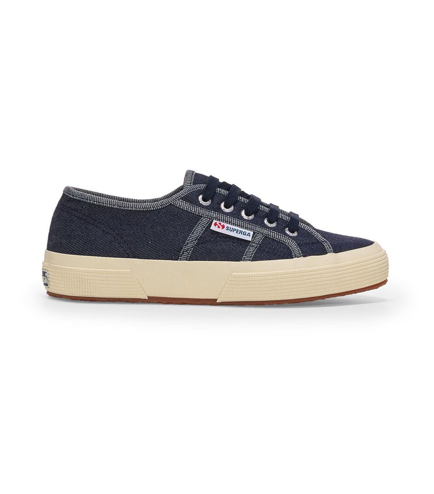 2750 Yarn Dyed Drill Navy Blue Ballad Off White