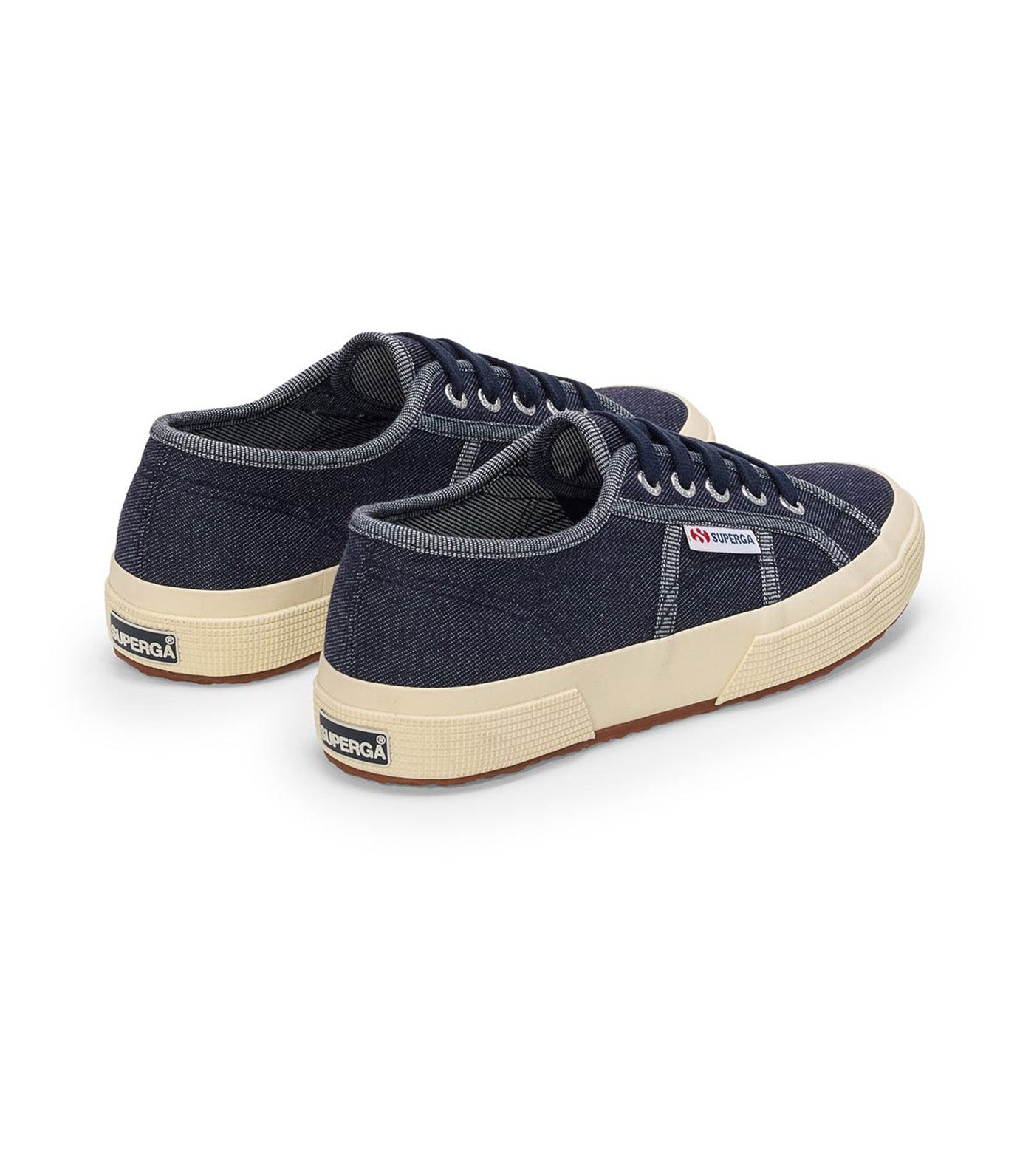 2750 Yarn Dyed Drill Navy Blue Ballad Off White