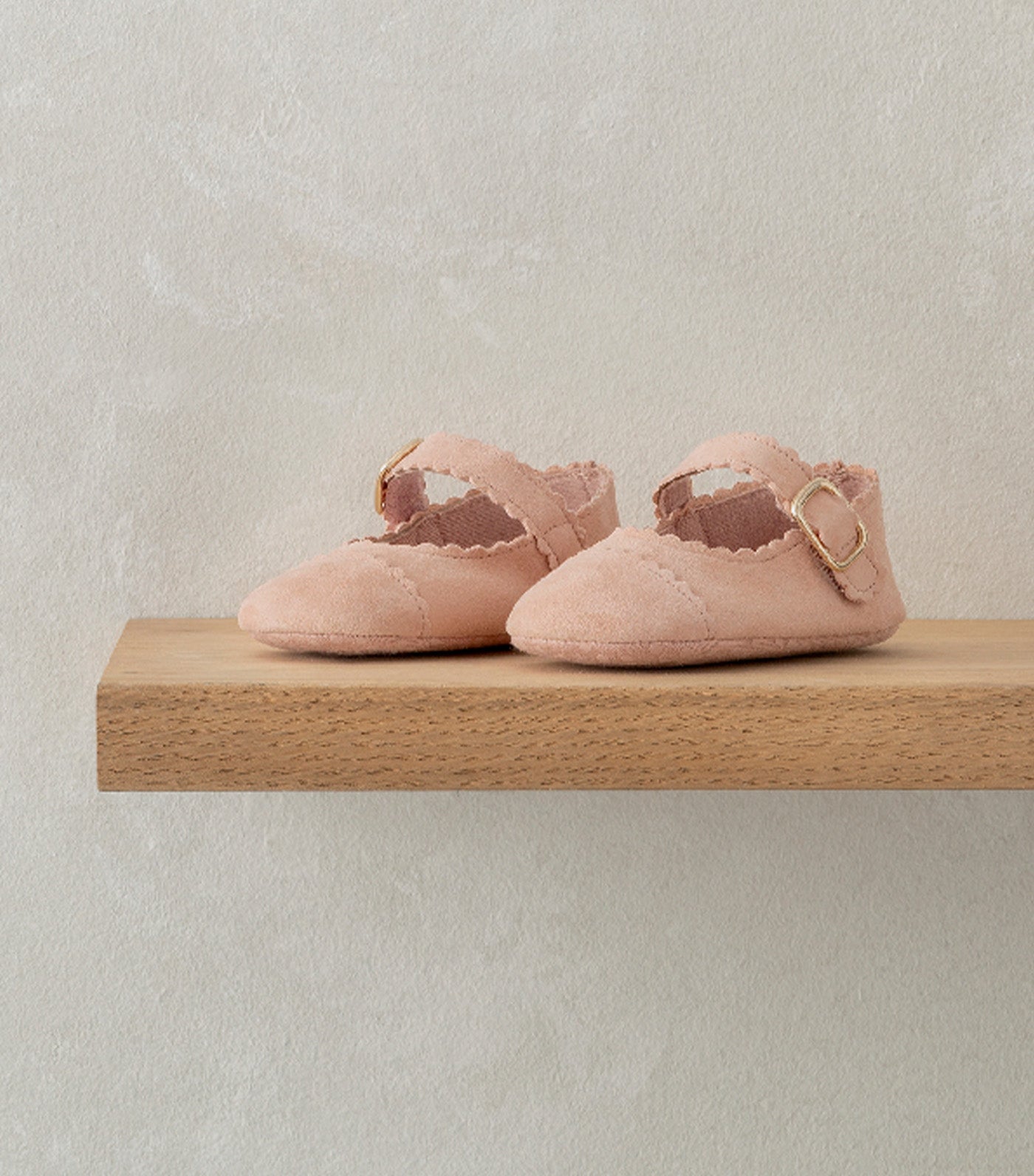 Mamas & Papas Scallop Pram Shoes Pink