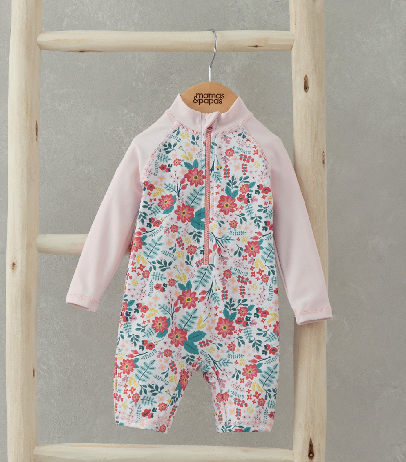 Floral Print Long Sleeve Rashsuit
