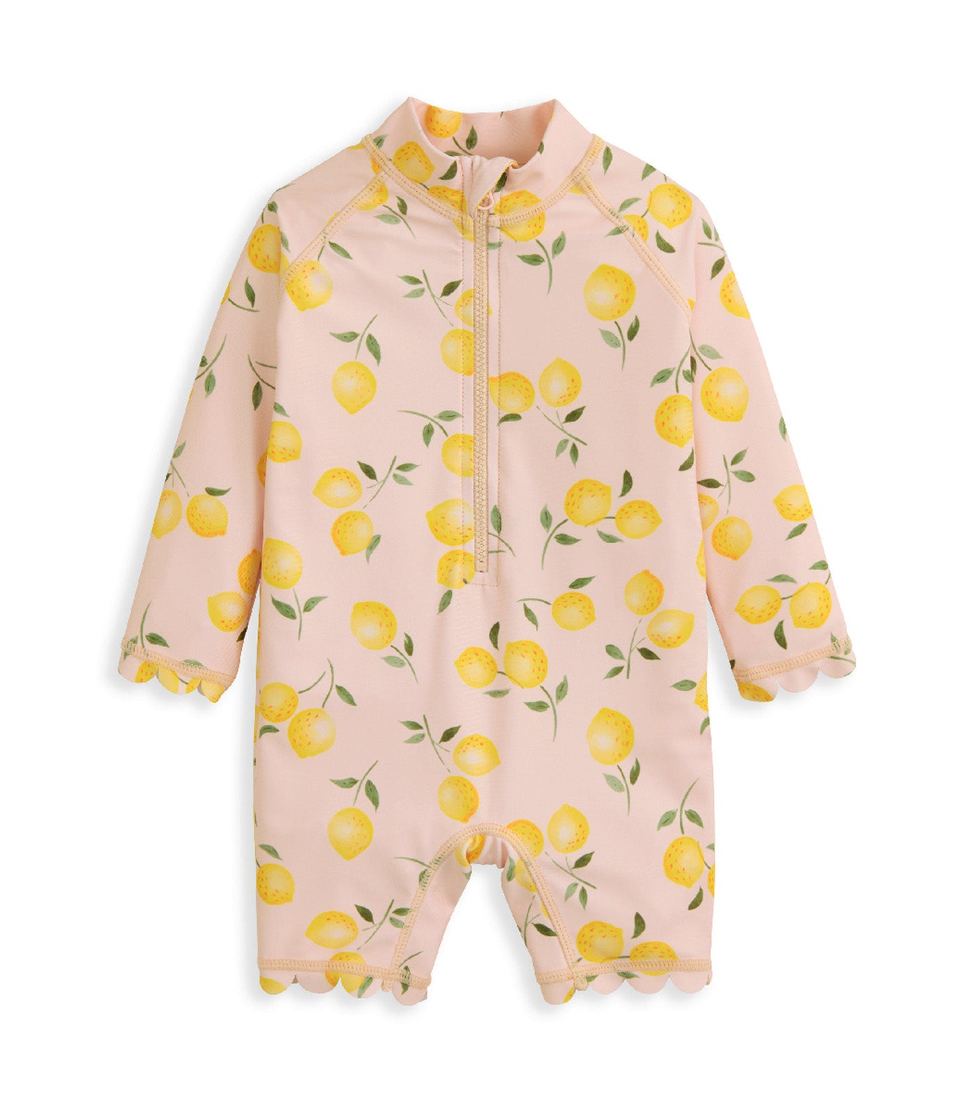Lemon Print Rashsuit Yellow