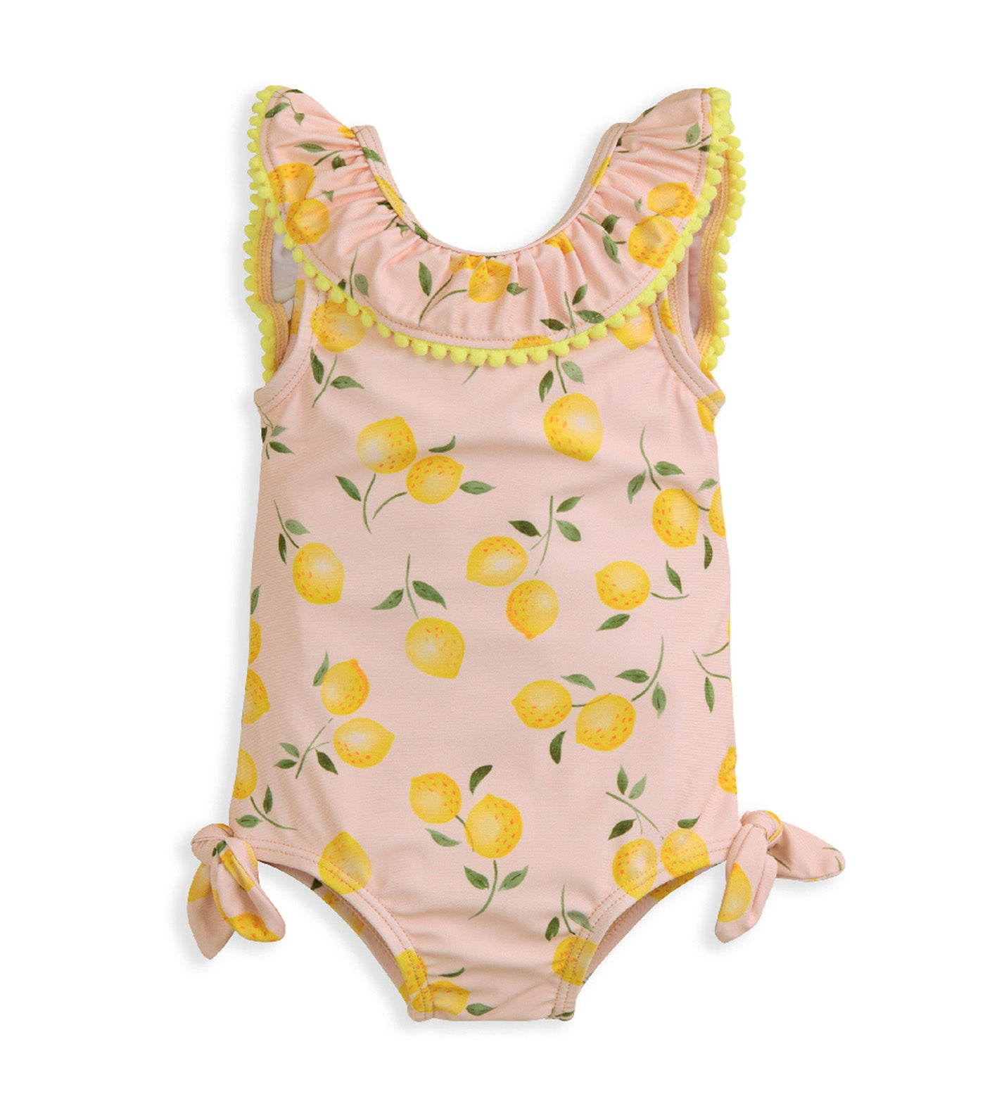 Lemon Frill Swimsuit Yellow