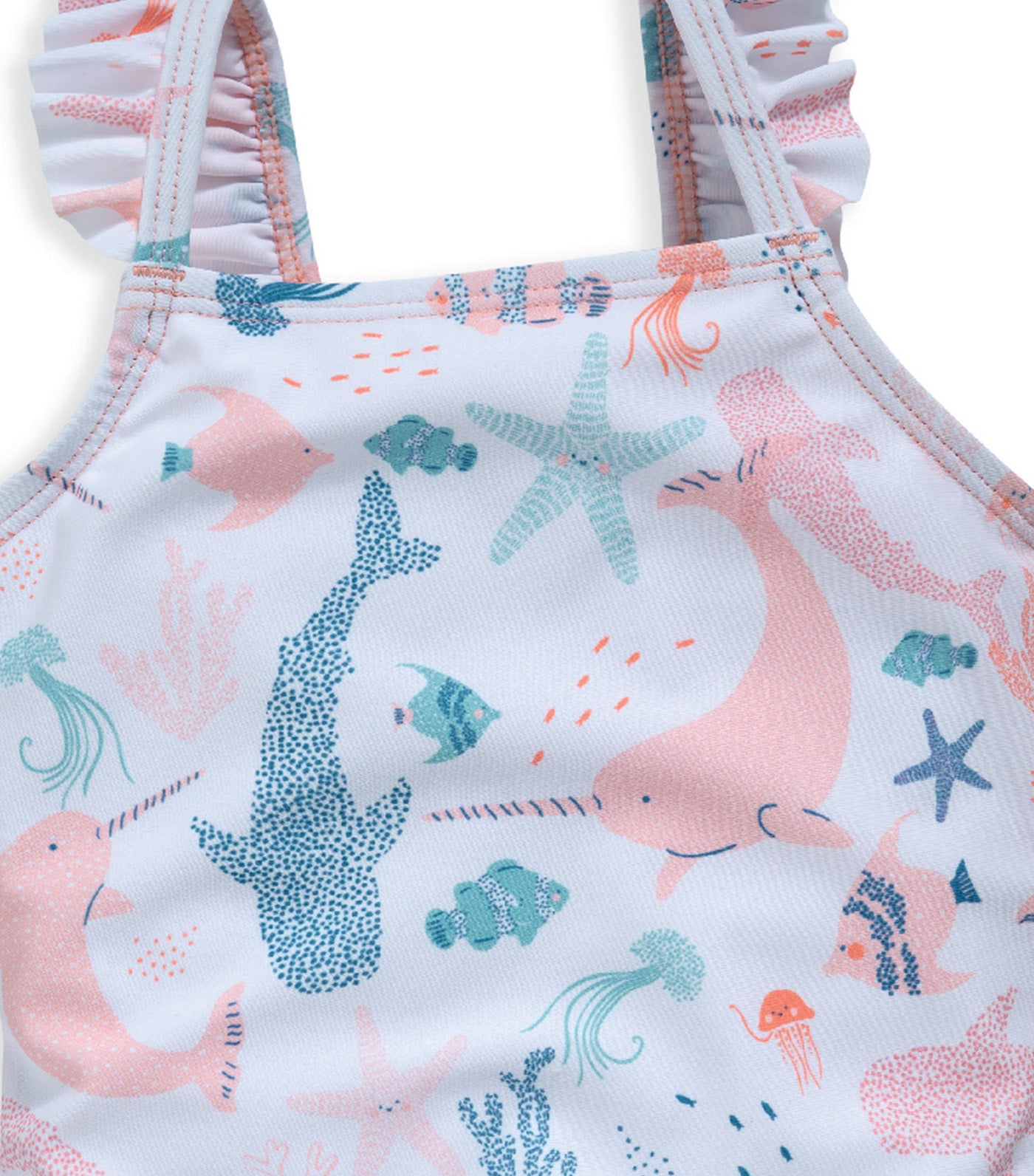 Narwhal All Over Print Swimming Costume