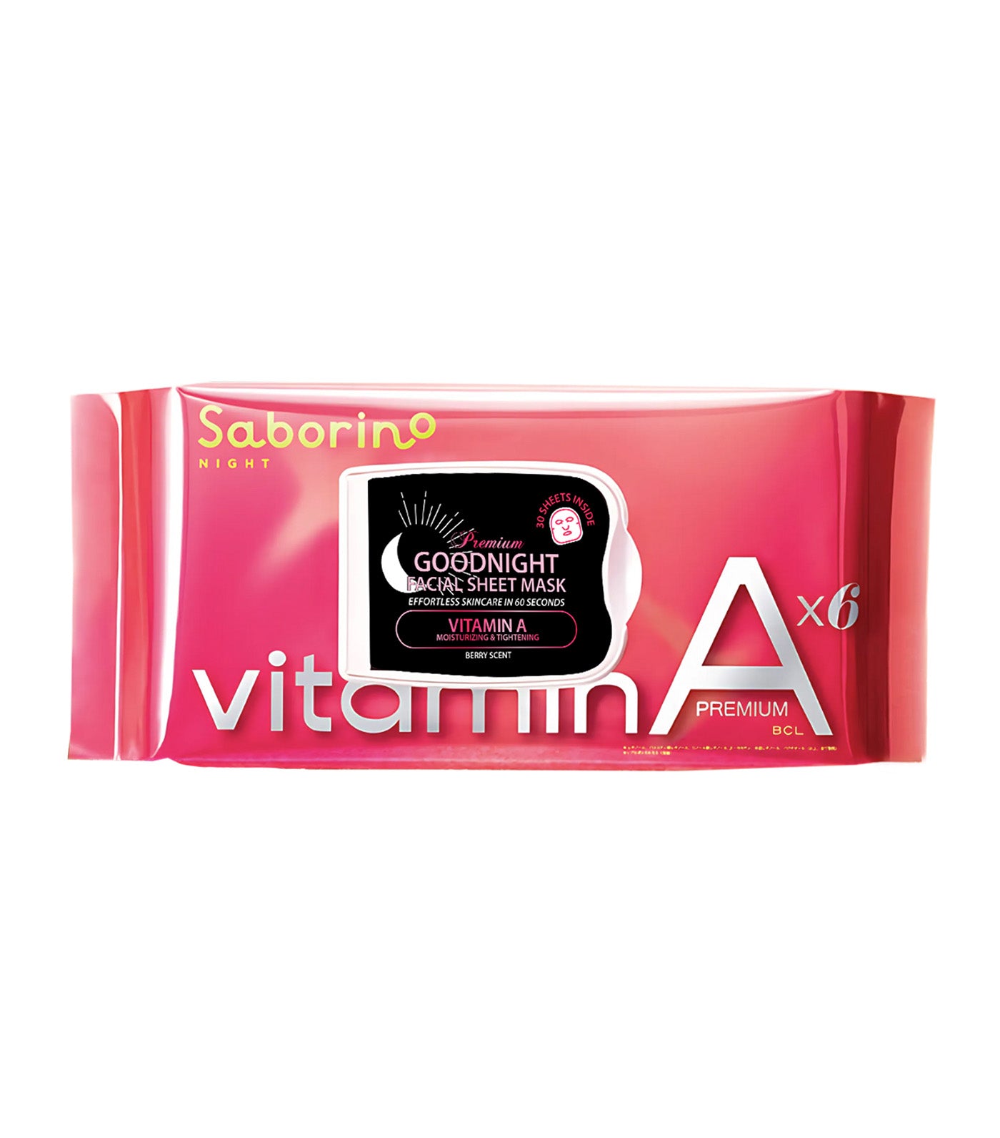 Saborino Good Night Sheet Mask Premium Vitamin A | Rustan's