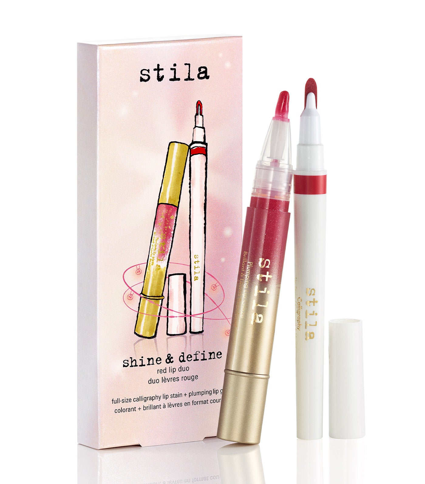 Shine & Define Red Lip Duo