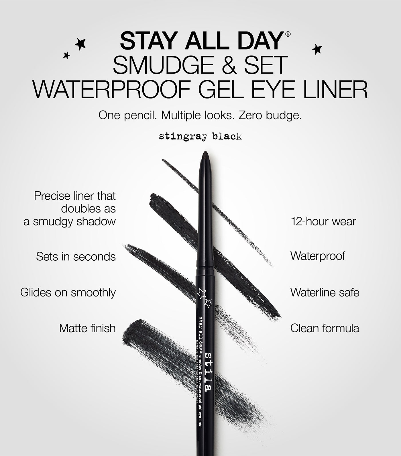 Stay All Day Smudge & Set Waterproof Gel Eye Liner