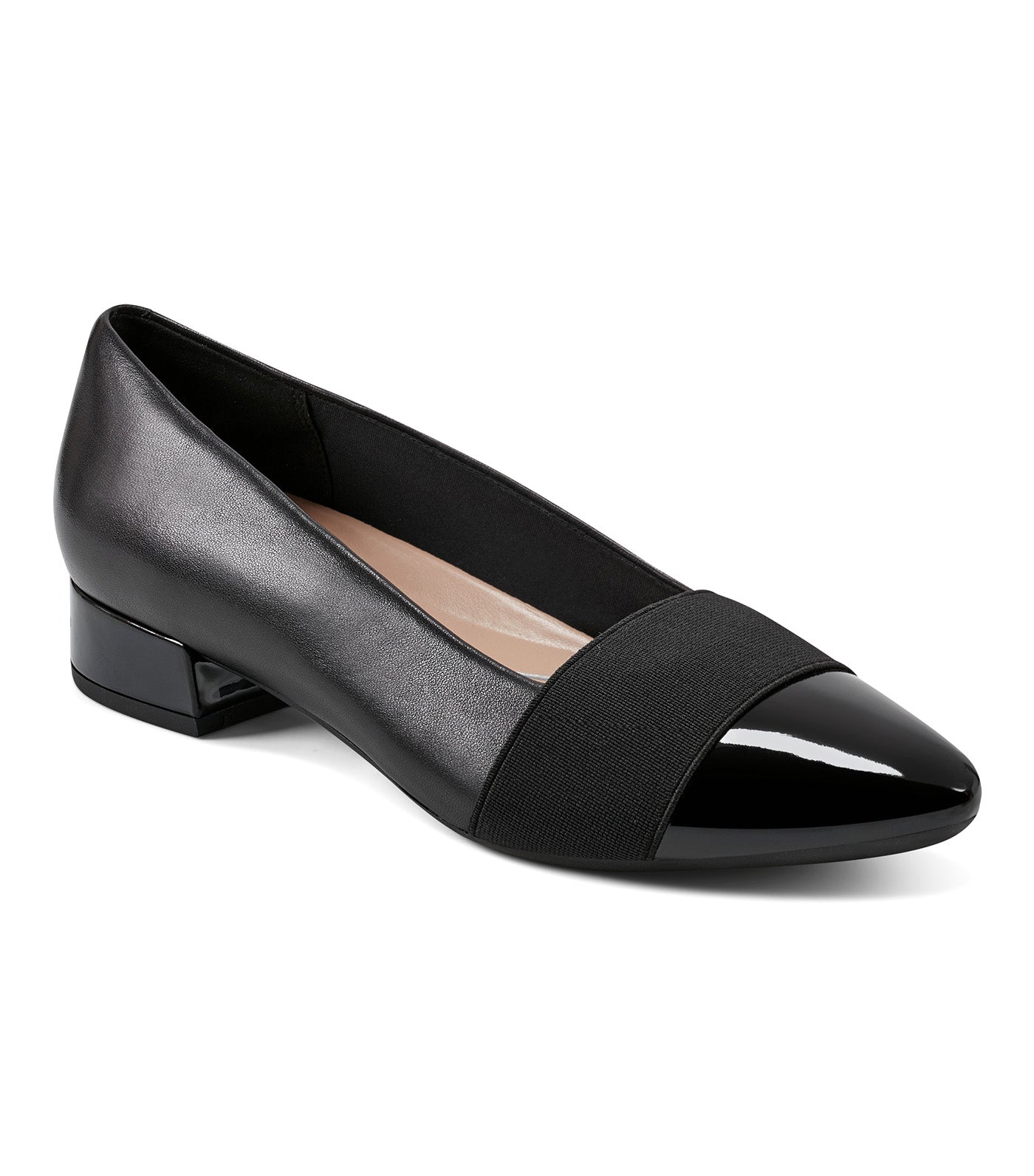 Casta E-Flex Pointy Toe Pumps Black