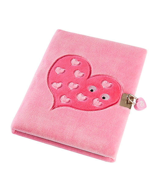 A5 Pink Snuggly Lockable Journal