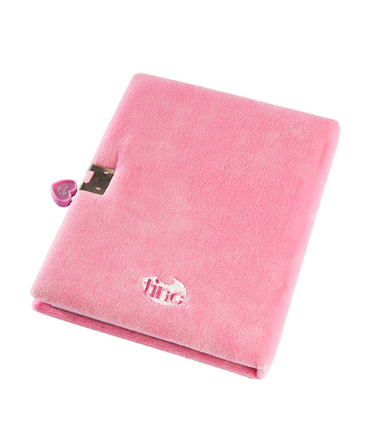 A5 Pink Snuggly Lockable Journal