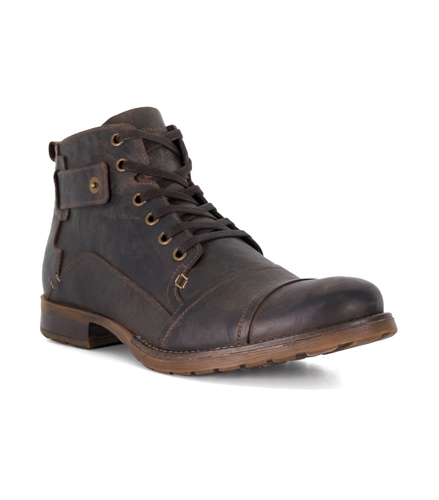 Simon Seam Detail Lace B Dark Brown