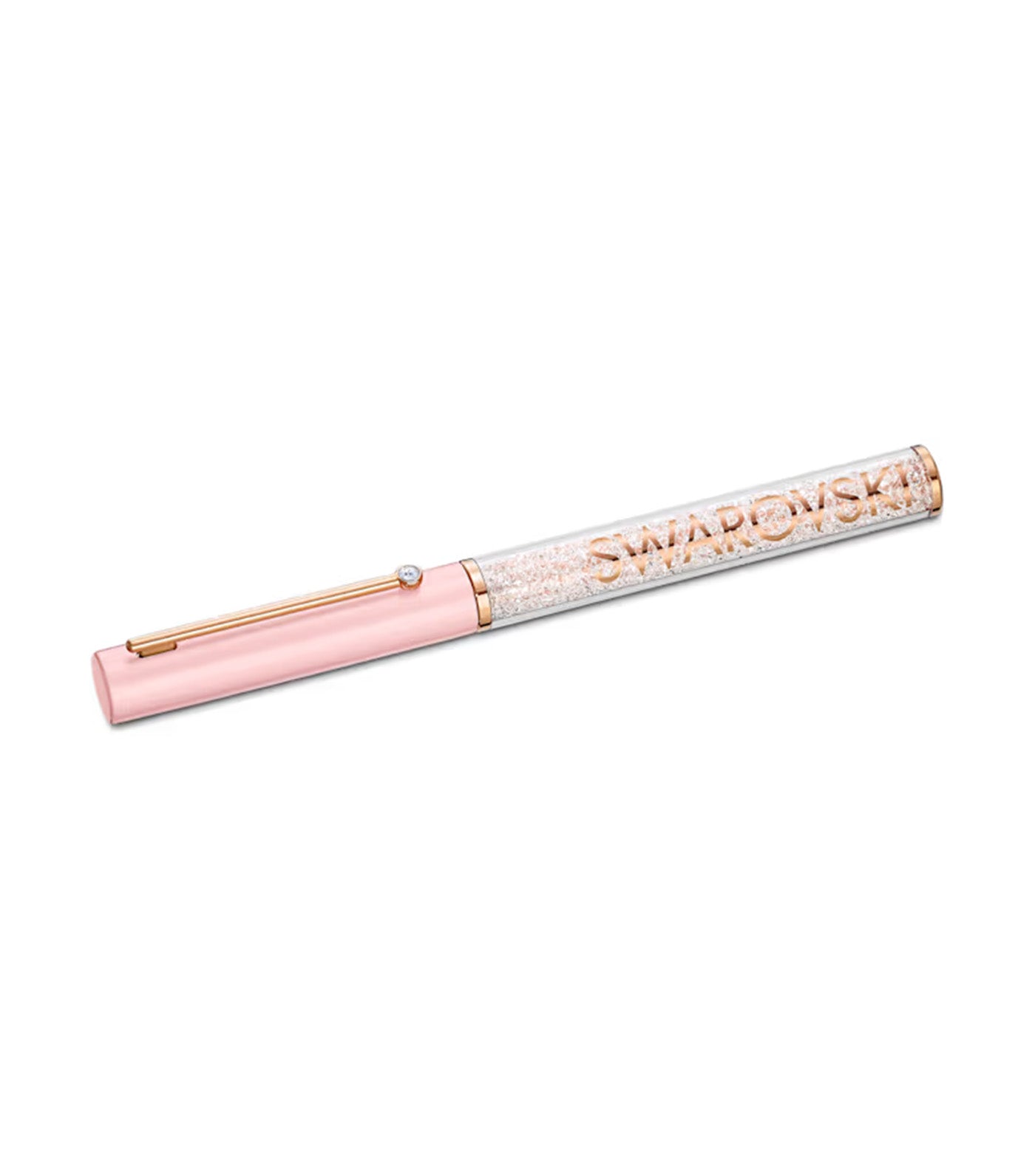 Crystalline Ballpoint Pen Pink Lacquered Rose Gold-Tone Plated Pink