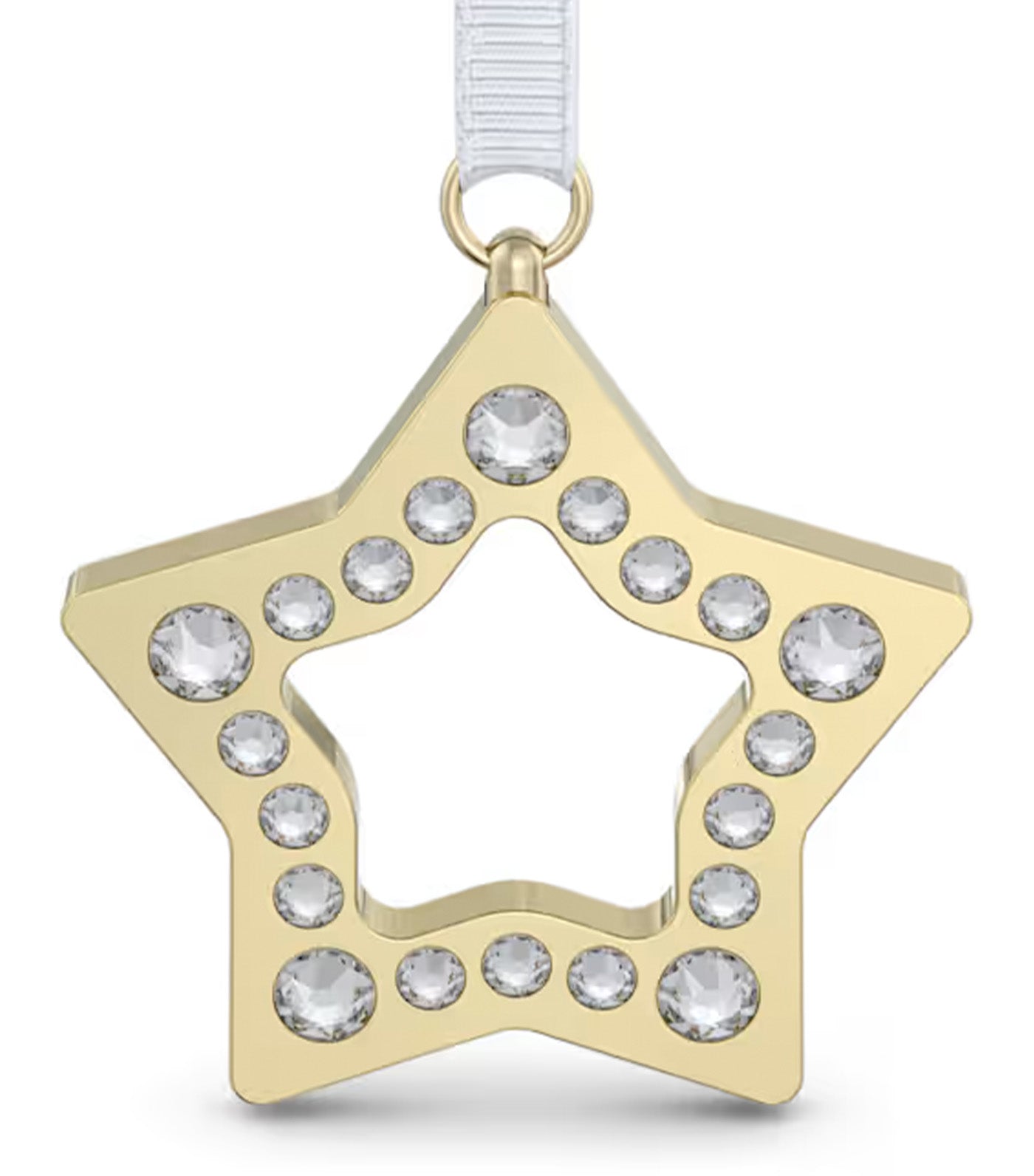 Holiday Magic Star Ornament Gold Tone